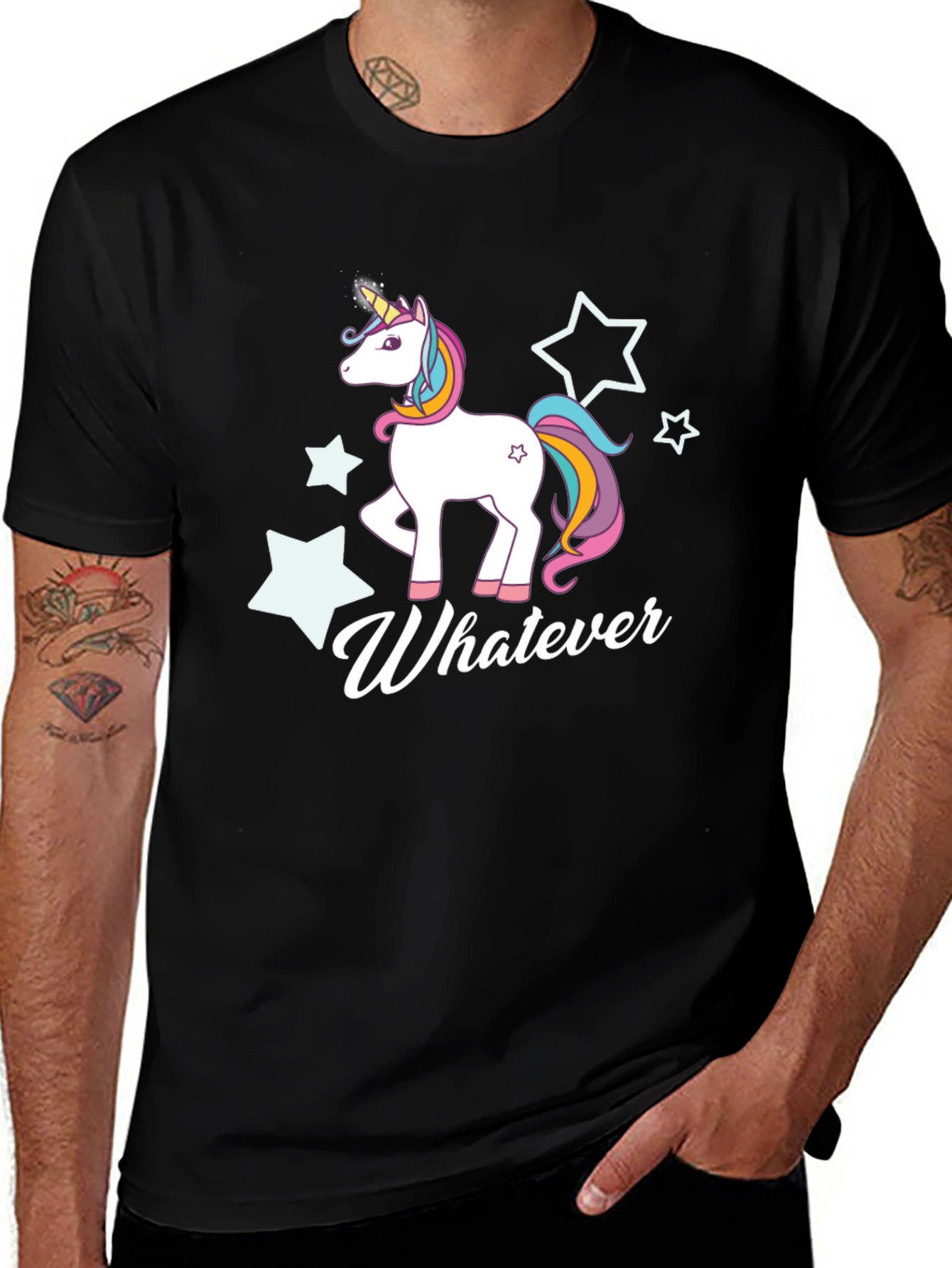 Unicorn Graphic T-Shirt - "Whatever" Tee