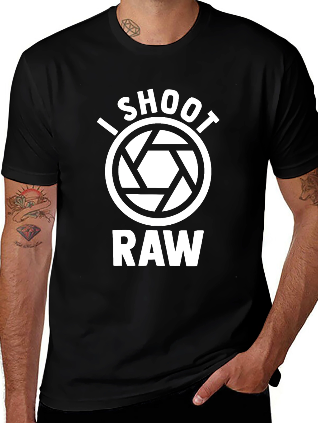 Variant 16 of I Shoot Raw Photography T-Shirt