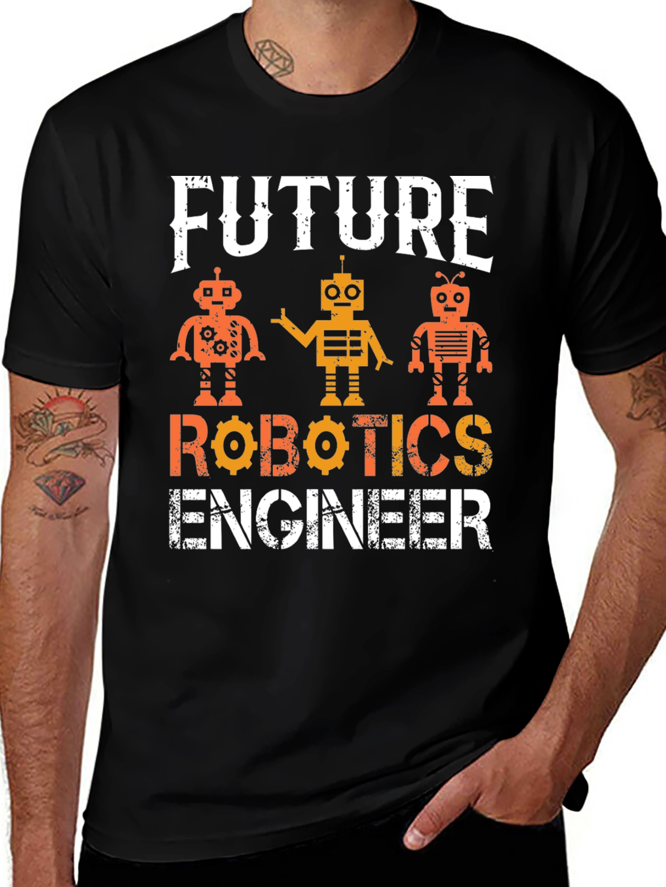 Variant 20 of Future Robotics Engineer Graphic Tee