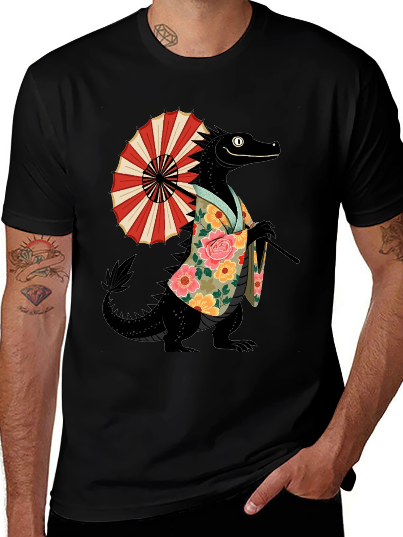 Variant 26 of Dragon Kimono T-Shirt