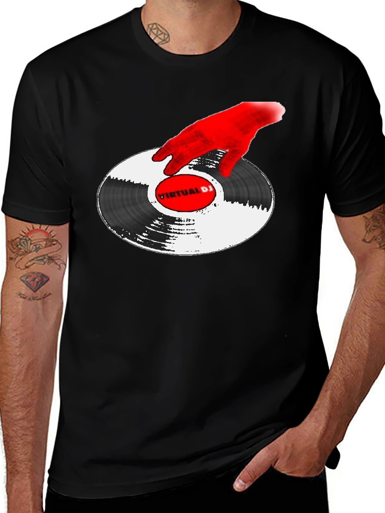 Variant 21 of Virtual DJ T-Shirt