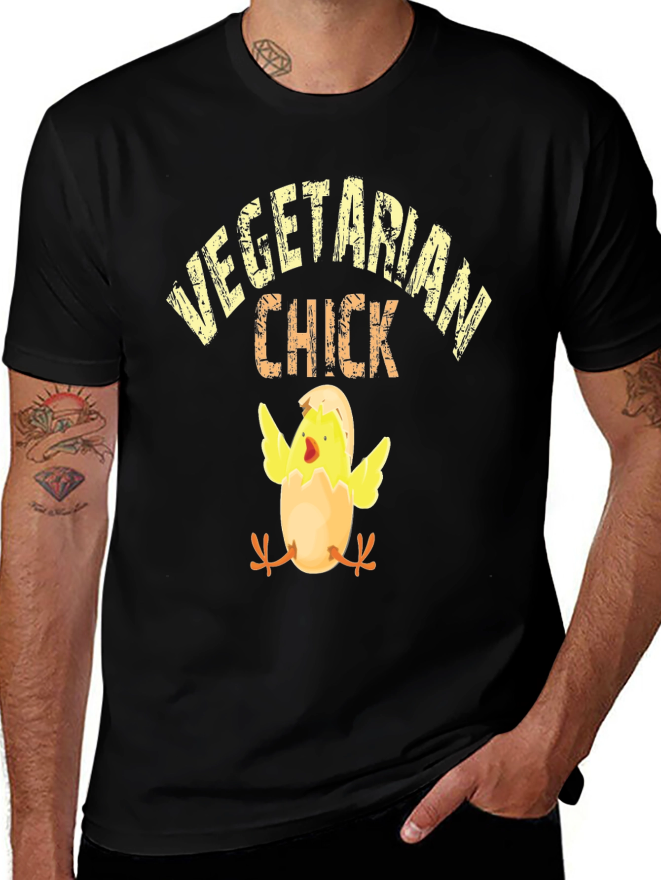 Variant 16 of Vegetarian Chick T-Shirt - Unisex