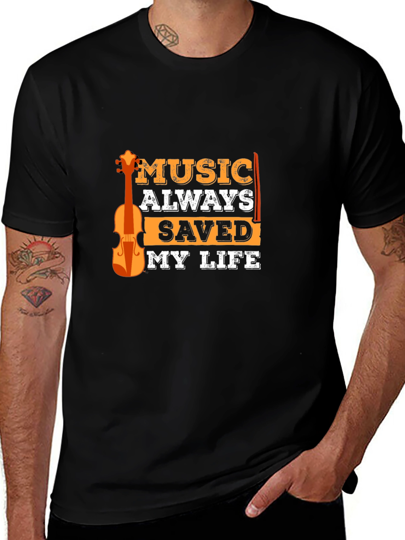 Variant 23 of Music Saved My Life T-Shirt