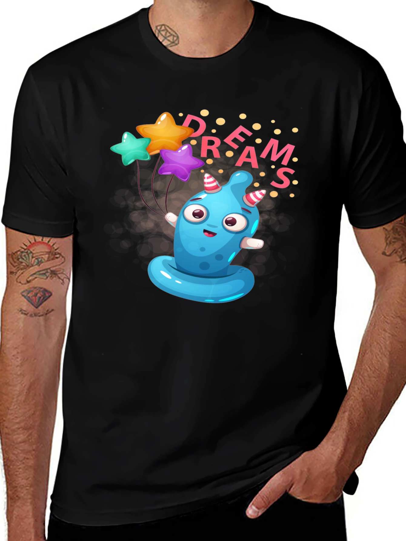 Variant 3 of Whimsical Dreams T-Shirt: Fun Cartoon Monster Tee