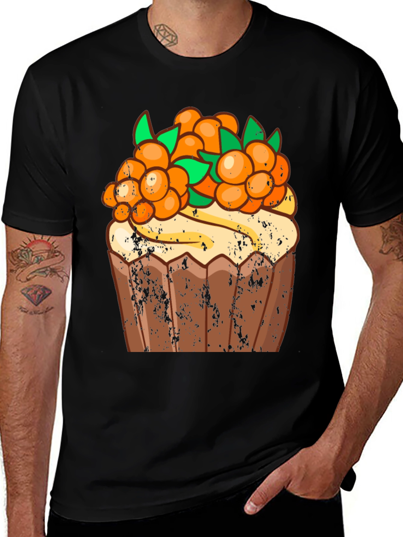 Variant 24 of Cupcake Graphic Tee - Novelty Food T-Shirt