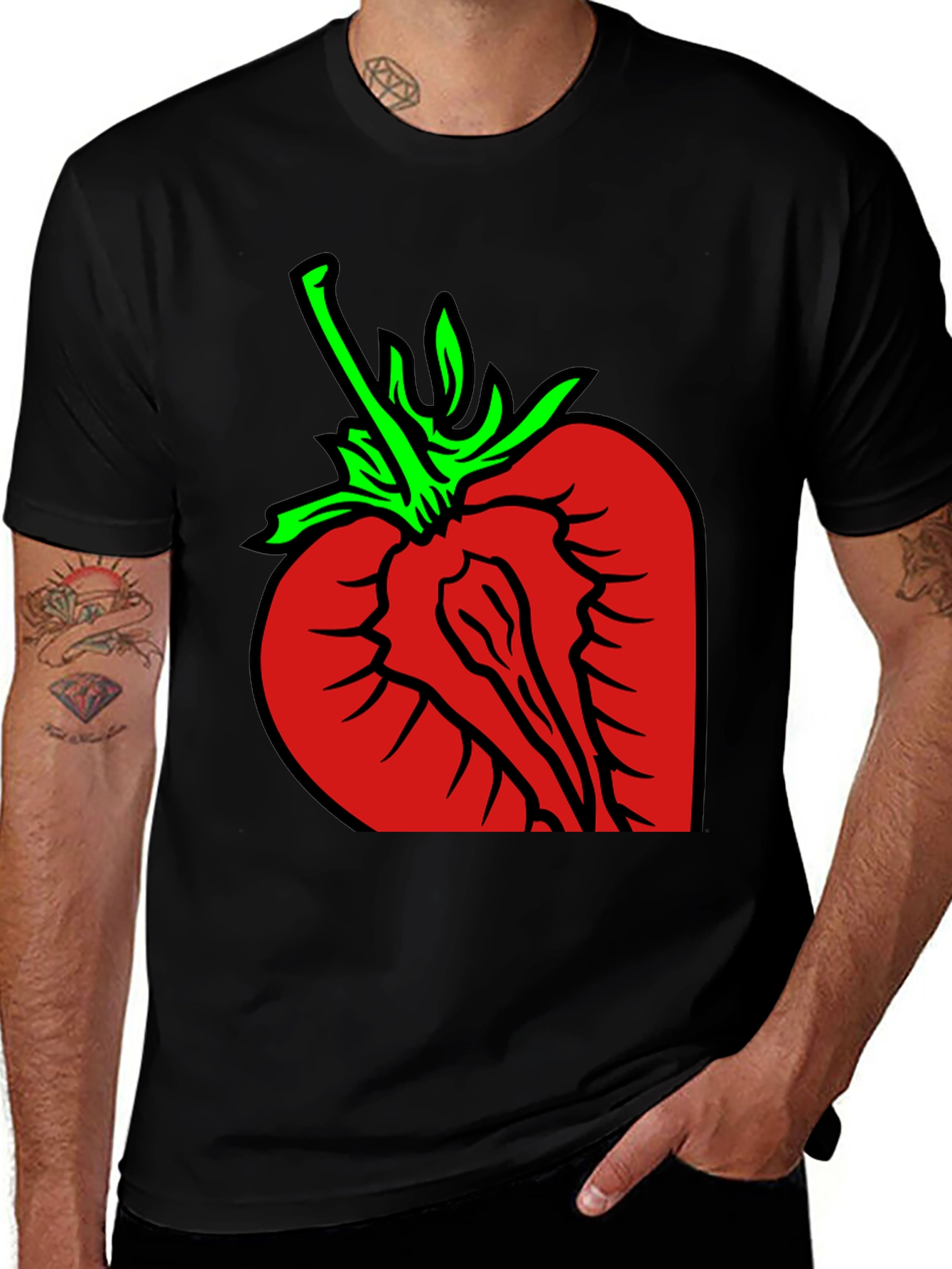 Variant 8 of Strawberry Graphic T-Shirt - Unique Design!