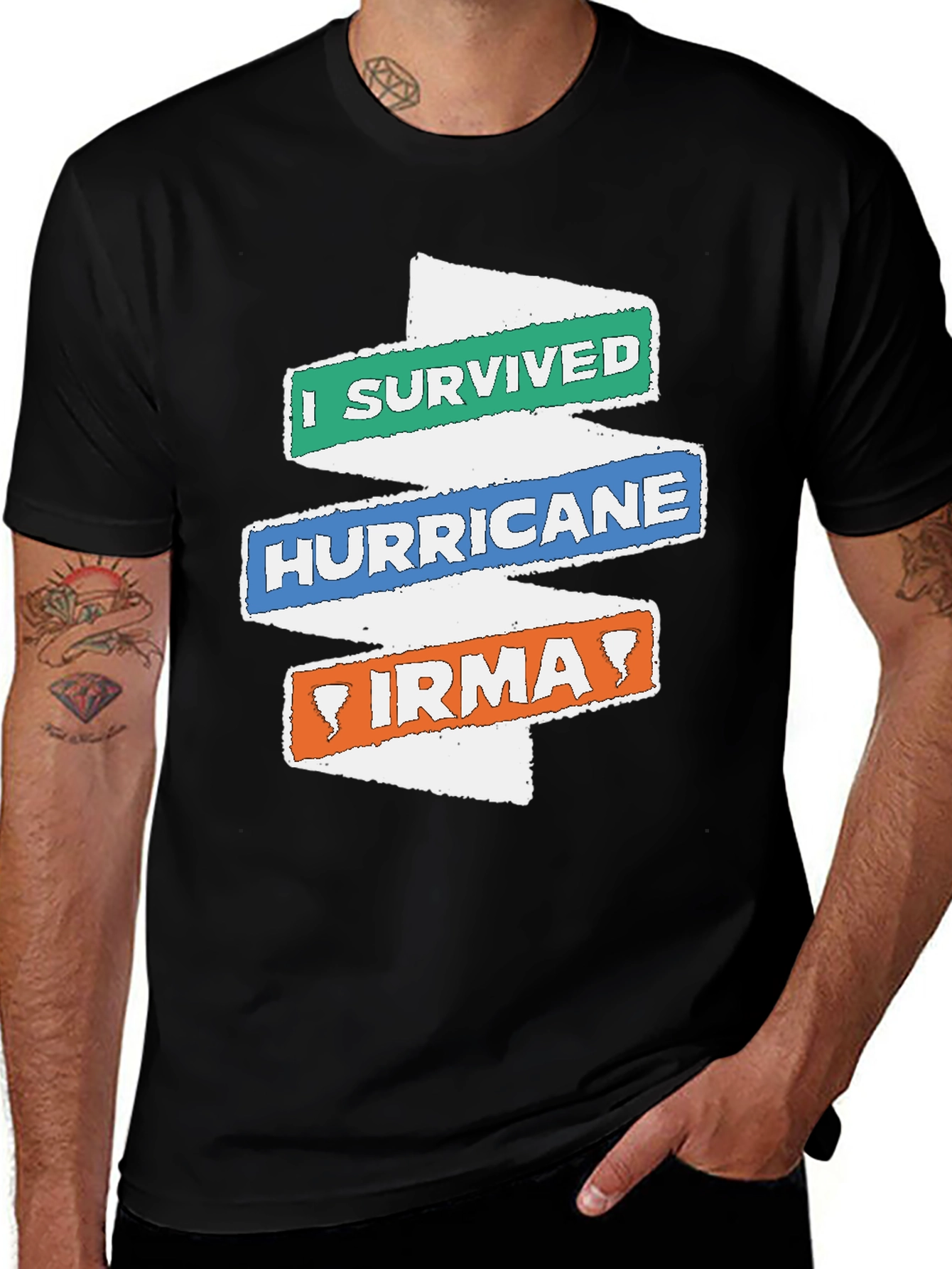 Variant 26 of I Survived Hurricane Irma Novelty T-Shirt