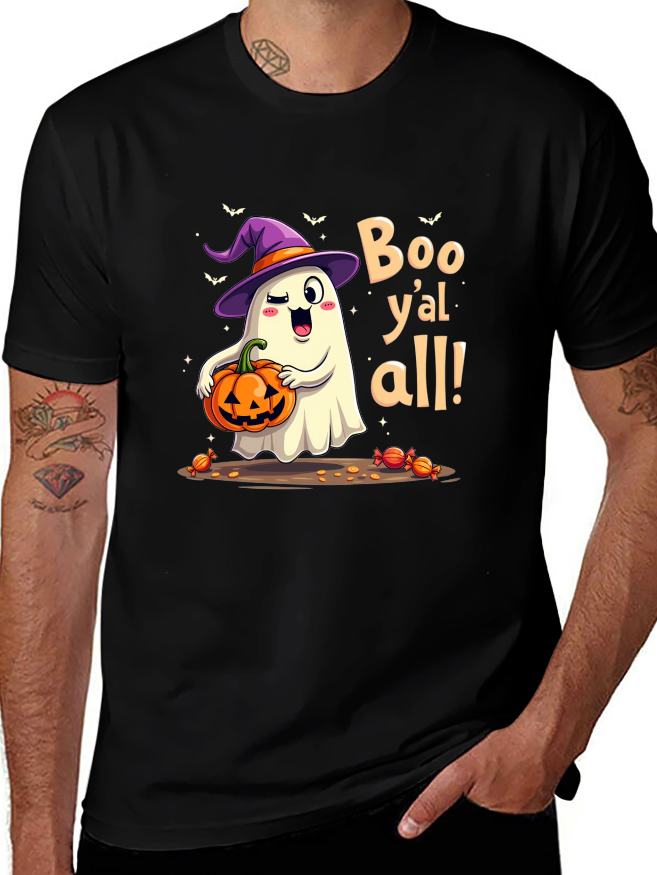 Boo Y'all Halloween T-Shirt