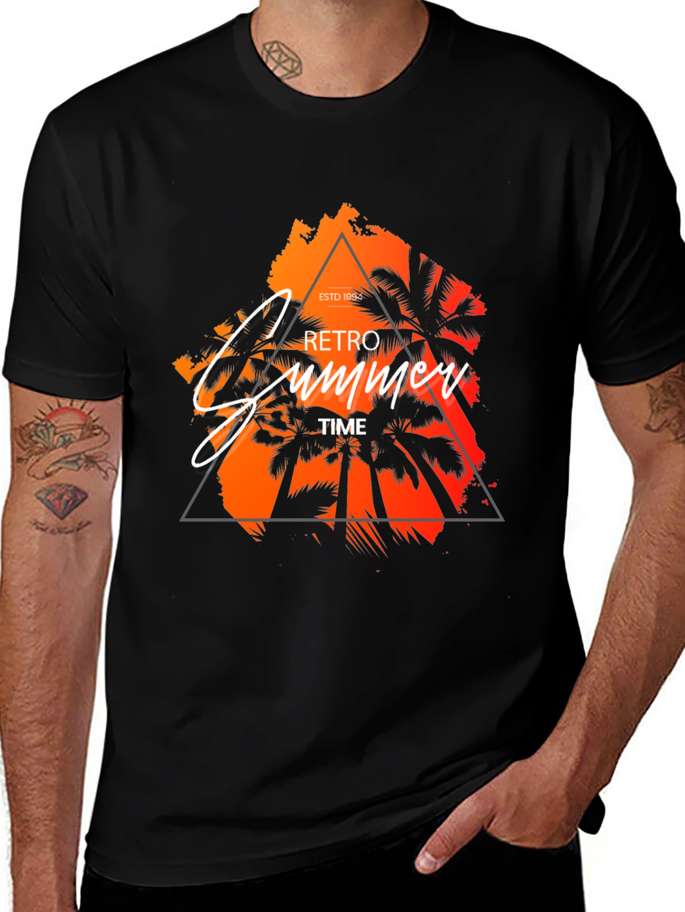 Variant 26 of Retro Summer Time Graphic T-Shirt