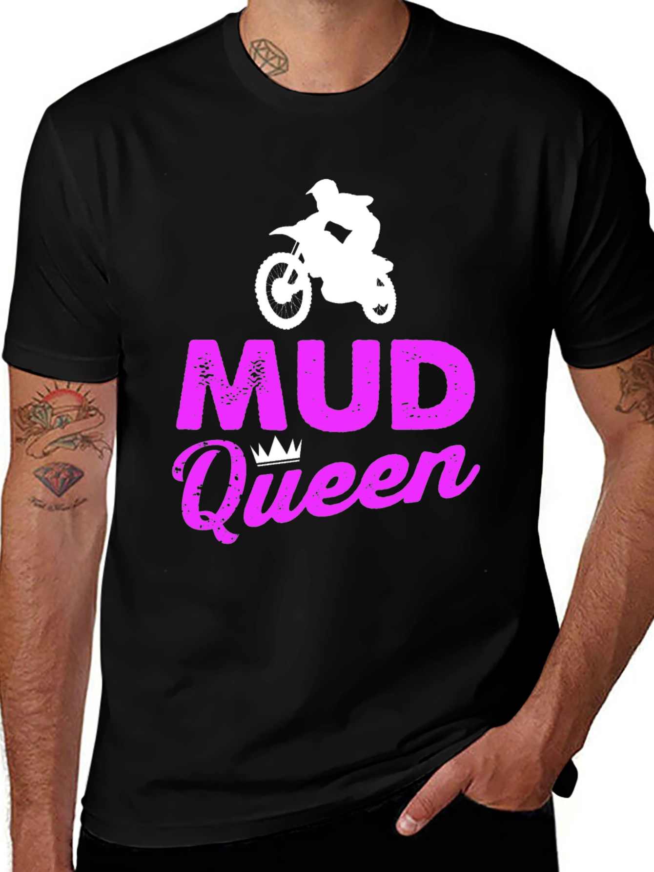 Mud Queen T-Shirt - Motocross Dirt Bike Tee