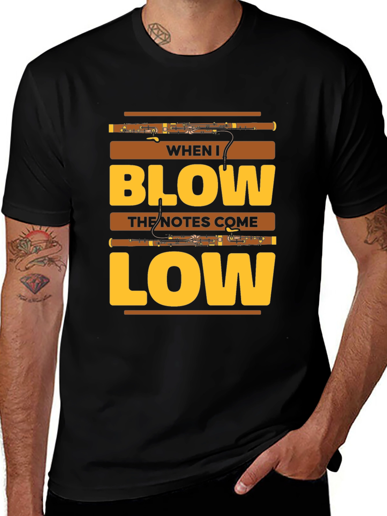 Variant 7 of When I Blow Bassoon T-Shirt