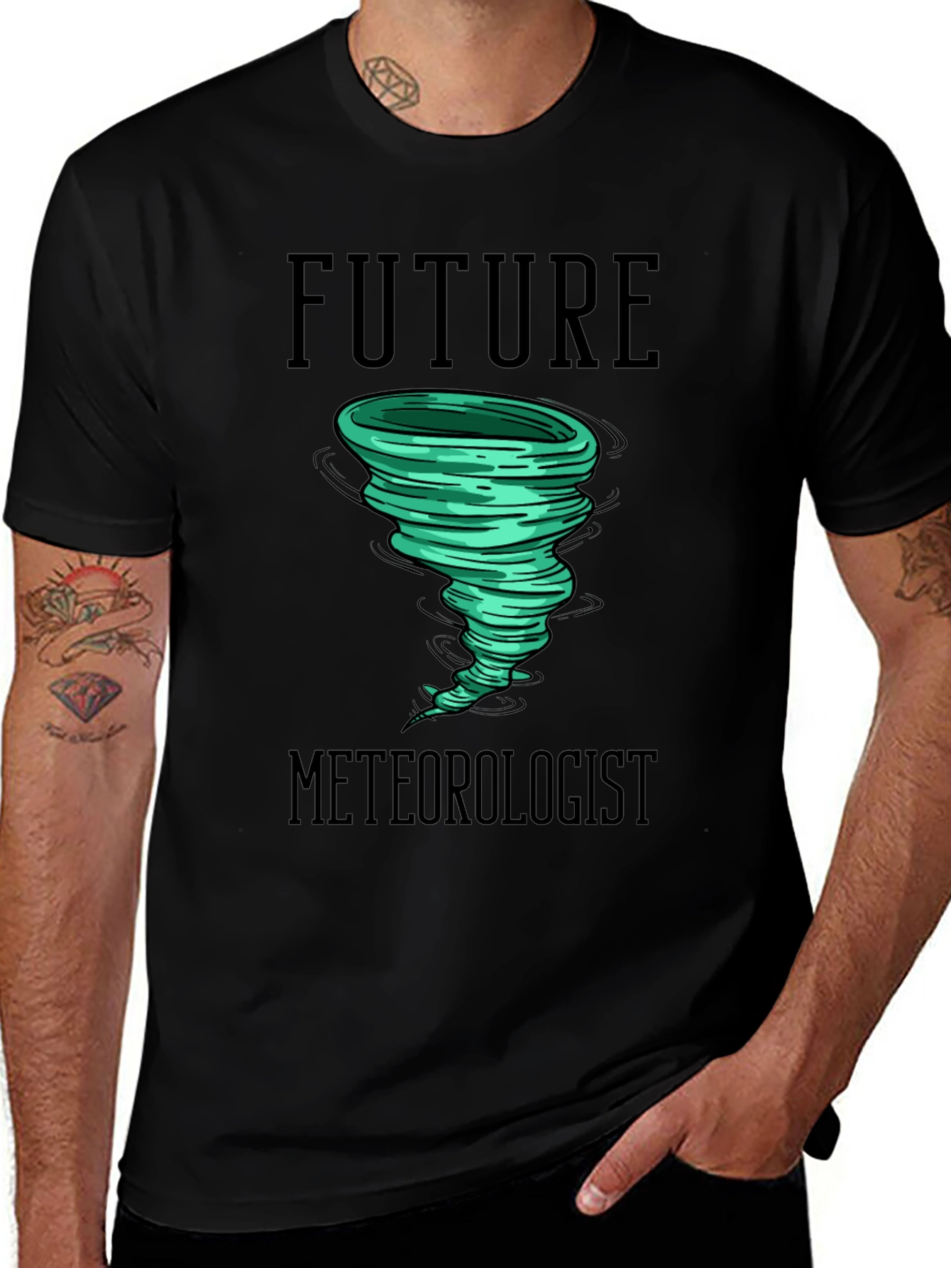 Variant 27 of Future Meteorologist Tornado Graphic T-Shirt