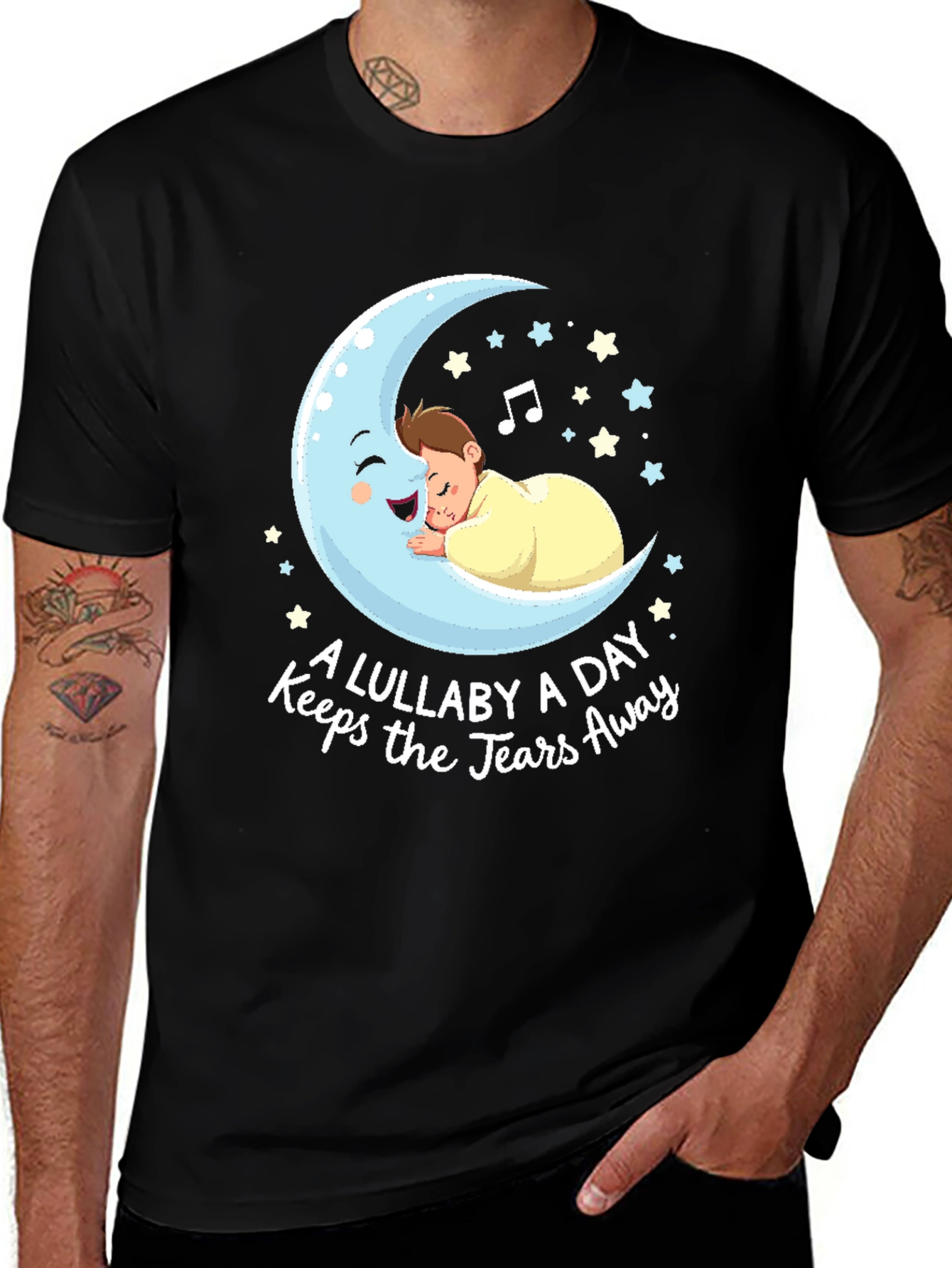 Variant 6 of Lullaby Moon Sleep Tee - Soft Comfort Night Shirt