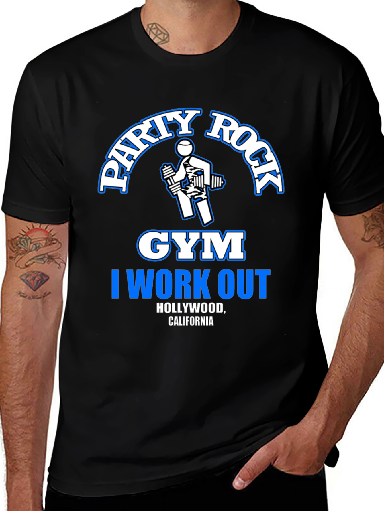 Variant 21 of Party Rock Gym T-Shirt