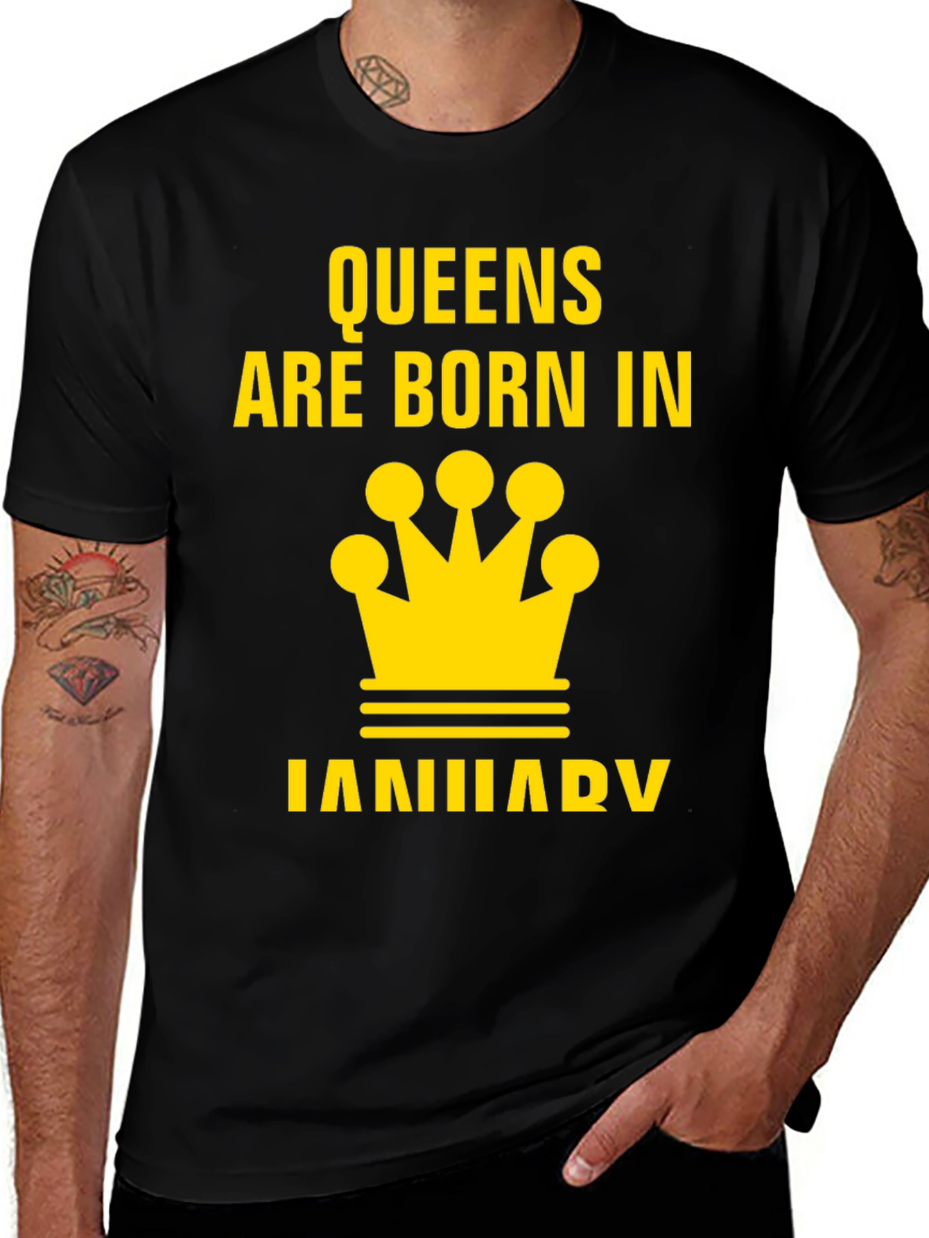 Variant 5 of Queens Are Born In January T-Shirt