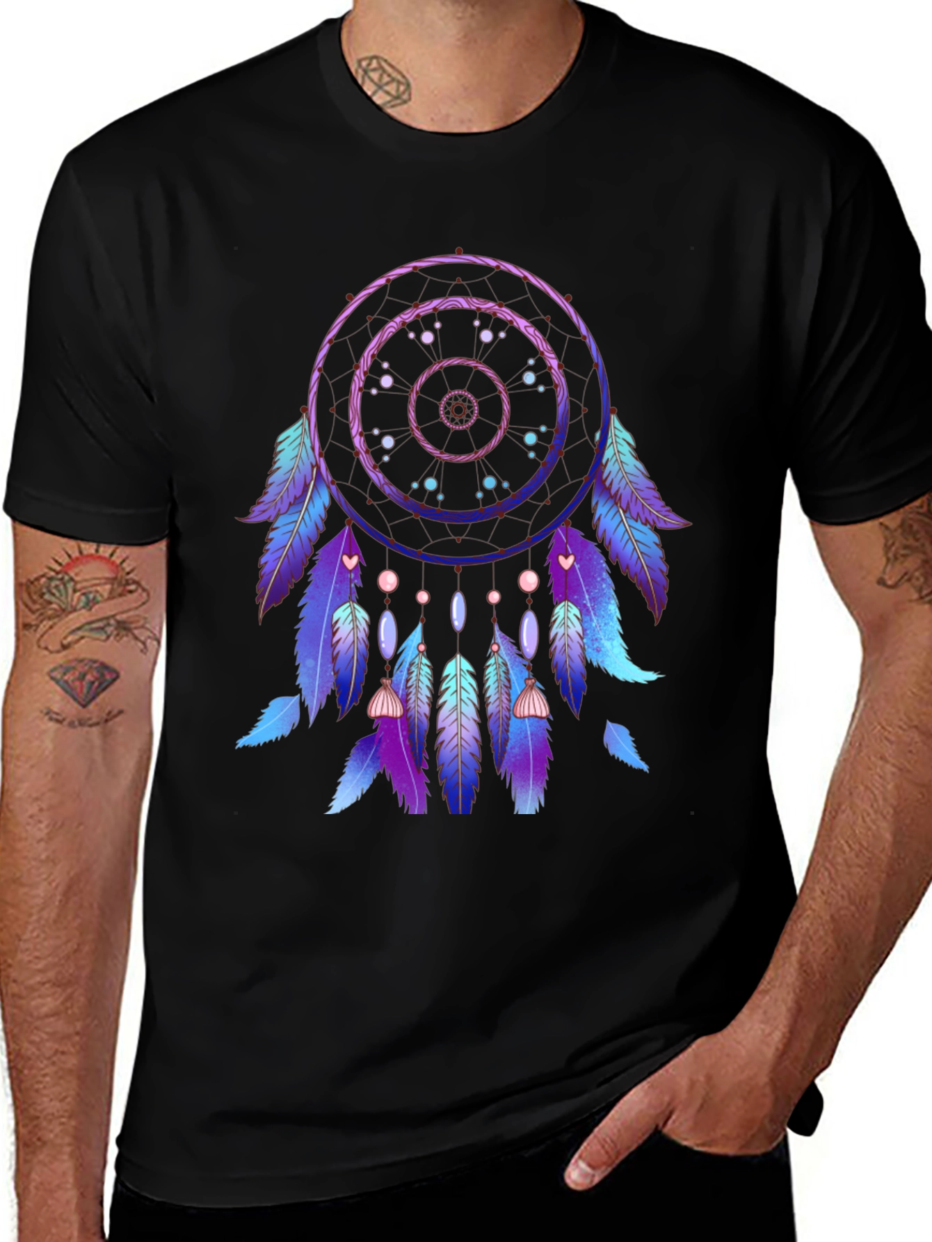 Variant 15 of Dreamcatcher Graphic Tee - Spiritual Style