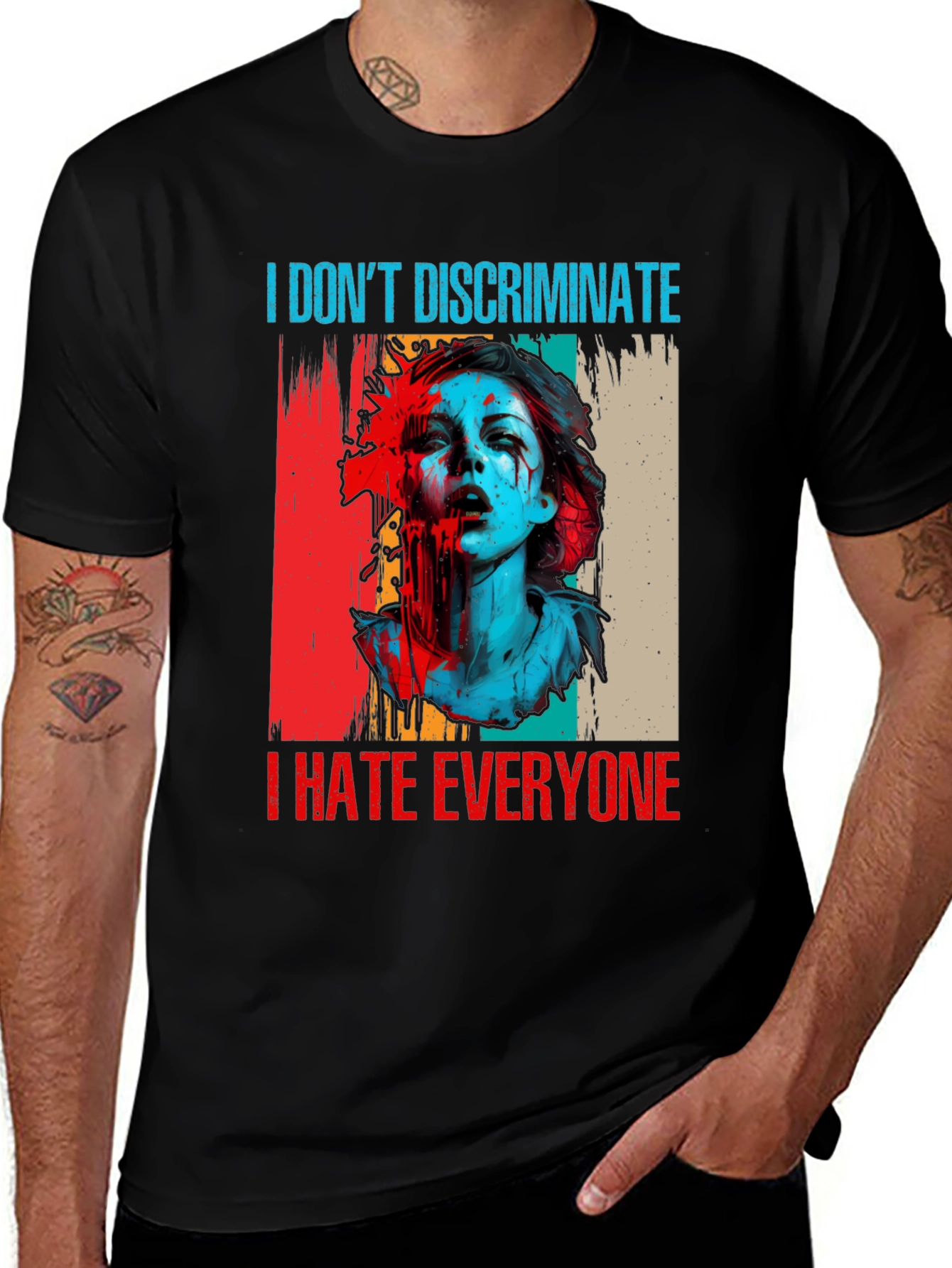 Variant 14 of I Hate Everyone Graphic Tee