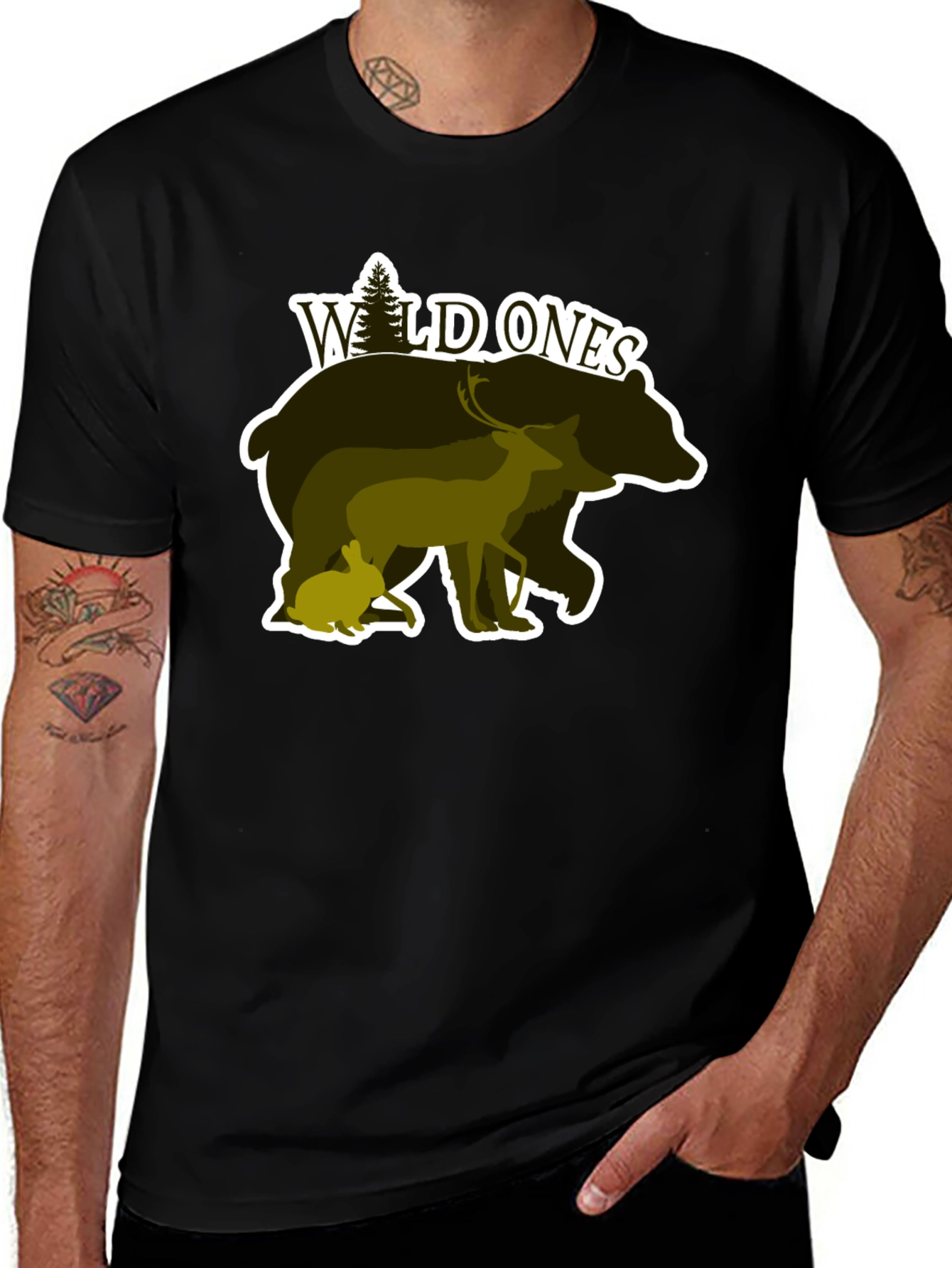 Variant 11 of Wild Ones Nature Graphic T-Shirt