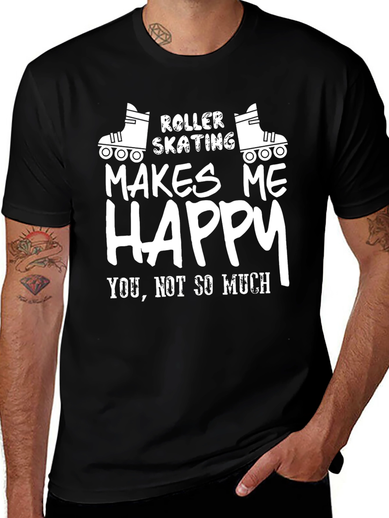 Variant 10 of Roller Skating Makes Me Happy T-Shirt