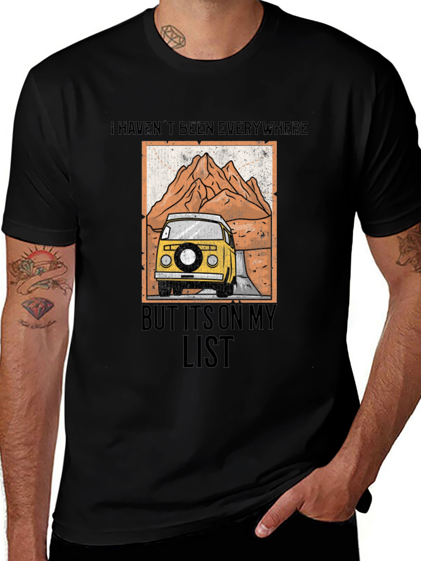 Variant 30 of Travel T-Shirt - "Haven't Been Everywhere, But It's On My List"