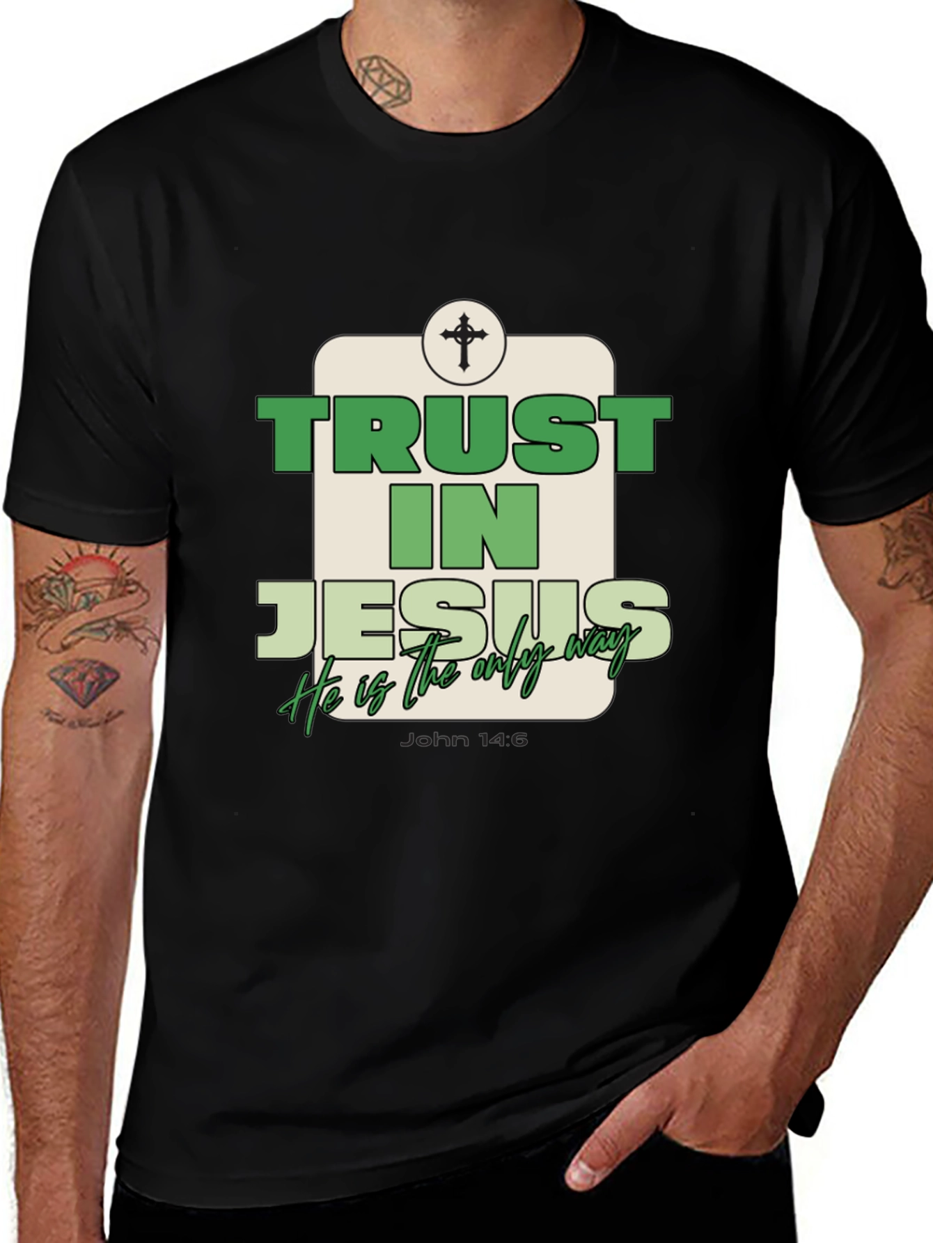 Trust In Jesus T-Shirt - Christian Faith Tee