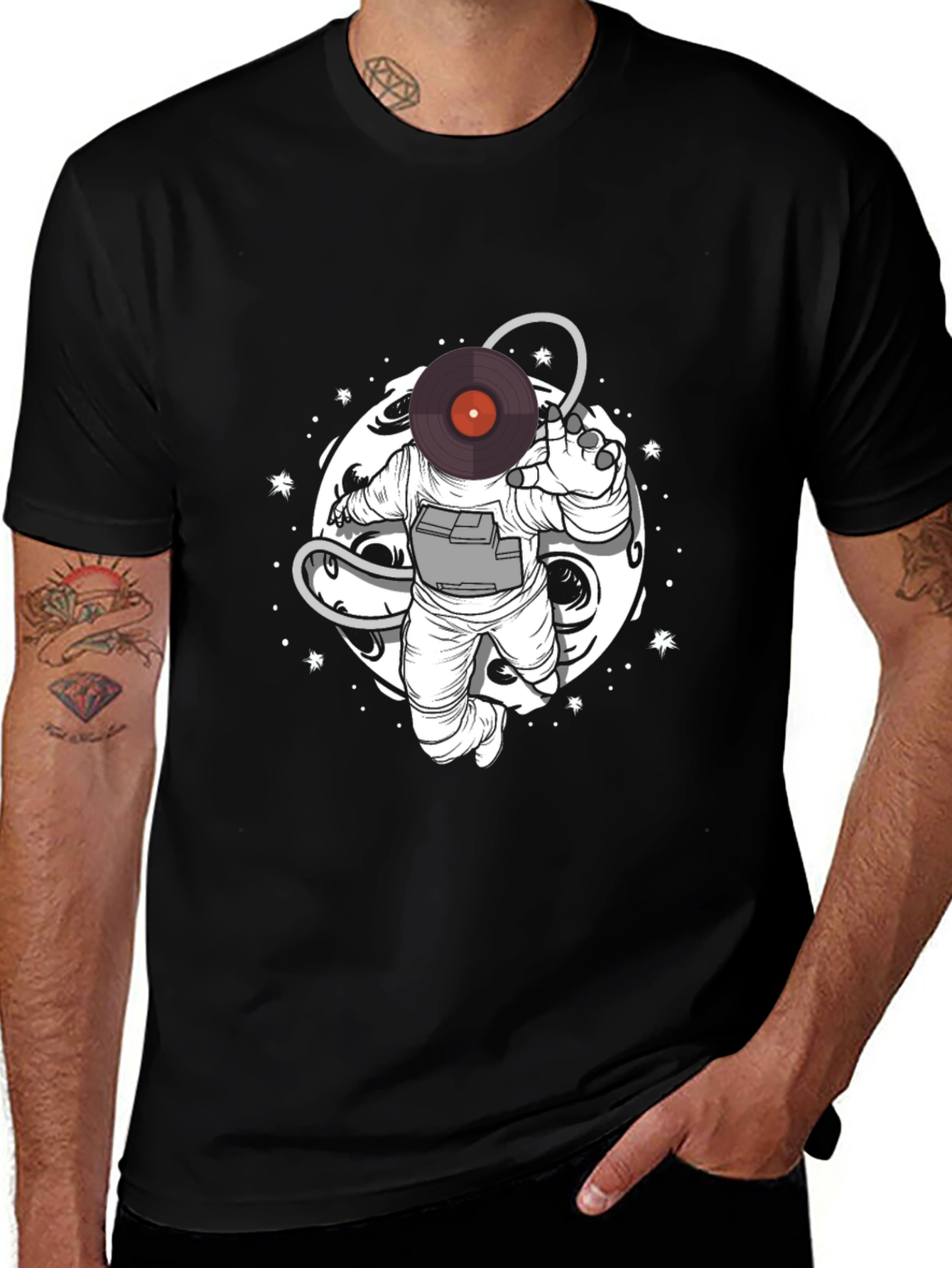 Astronaut Record T-Shirt
