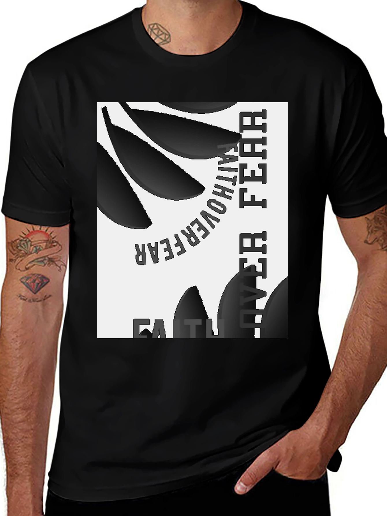 Variant 13 of Faith Over Fear Graphic Tee
