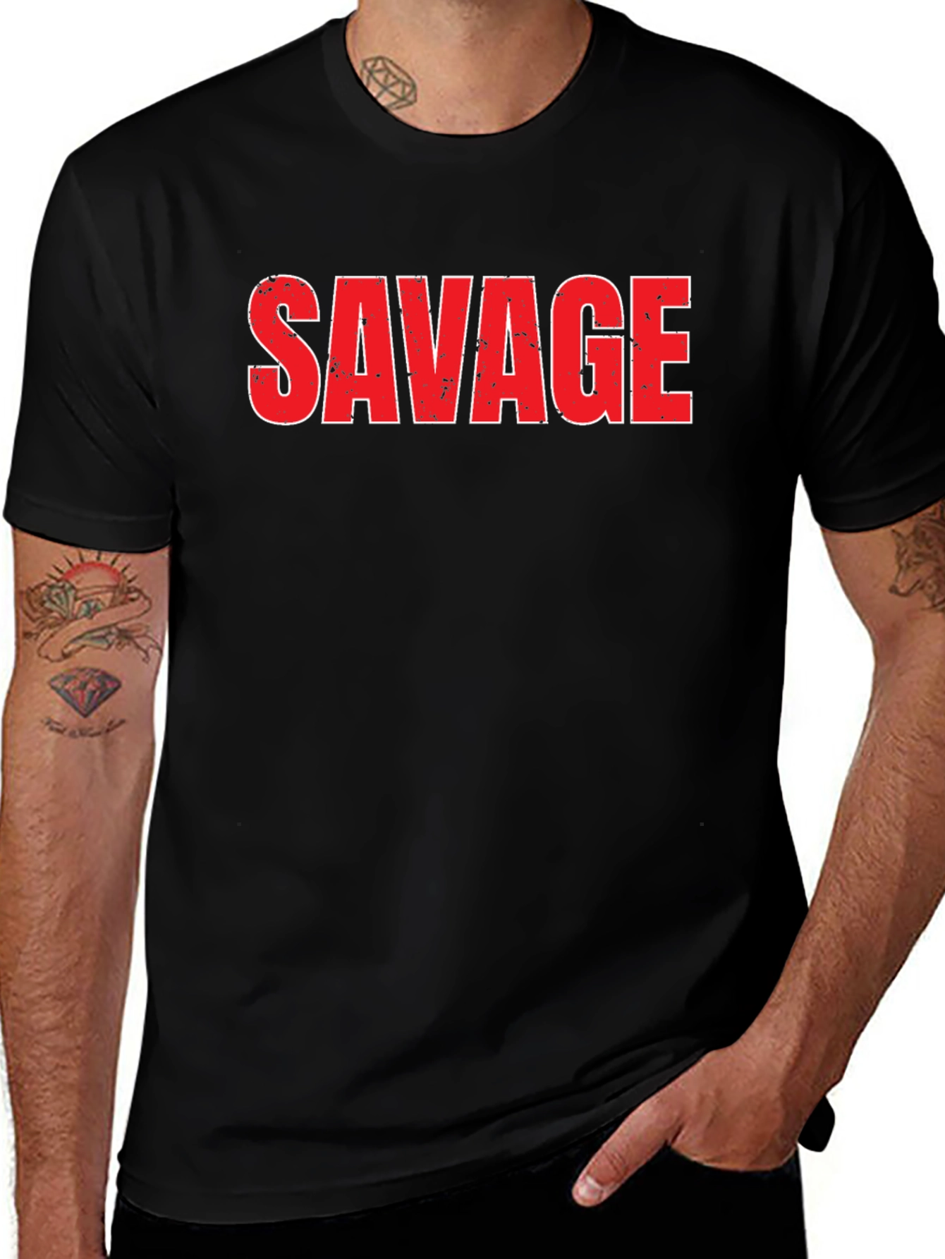 Variant 22 of Savage Graphic Tee - Bold Statement Shirt