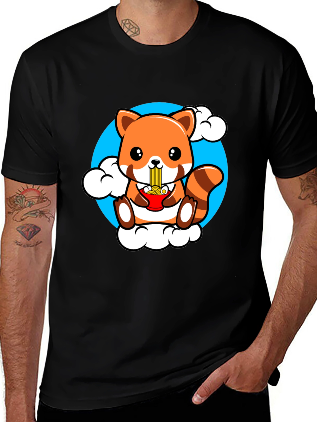 Variant 29 of Cute Red Panda Ramen Lover T-Shirt