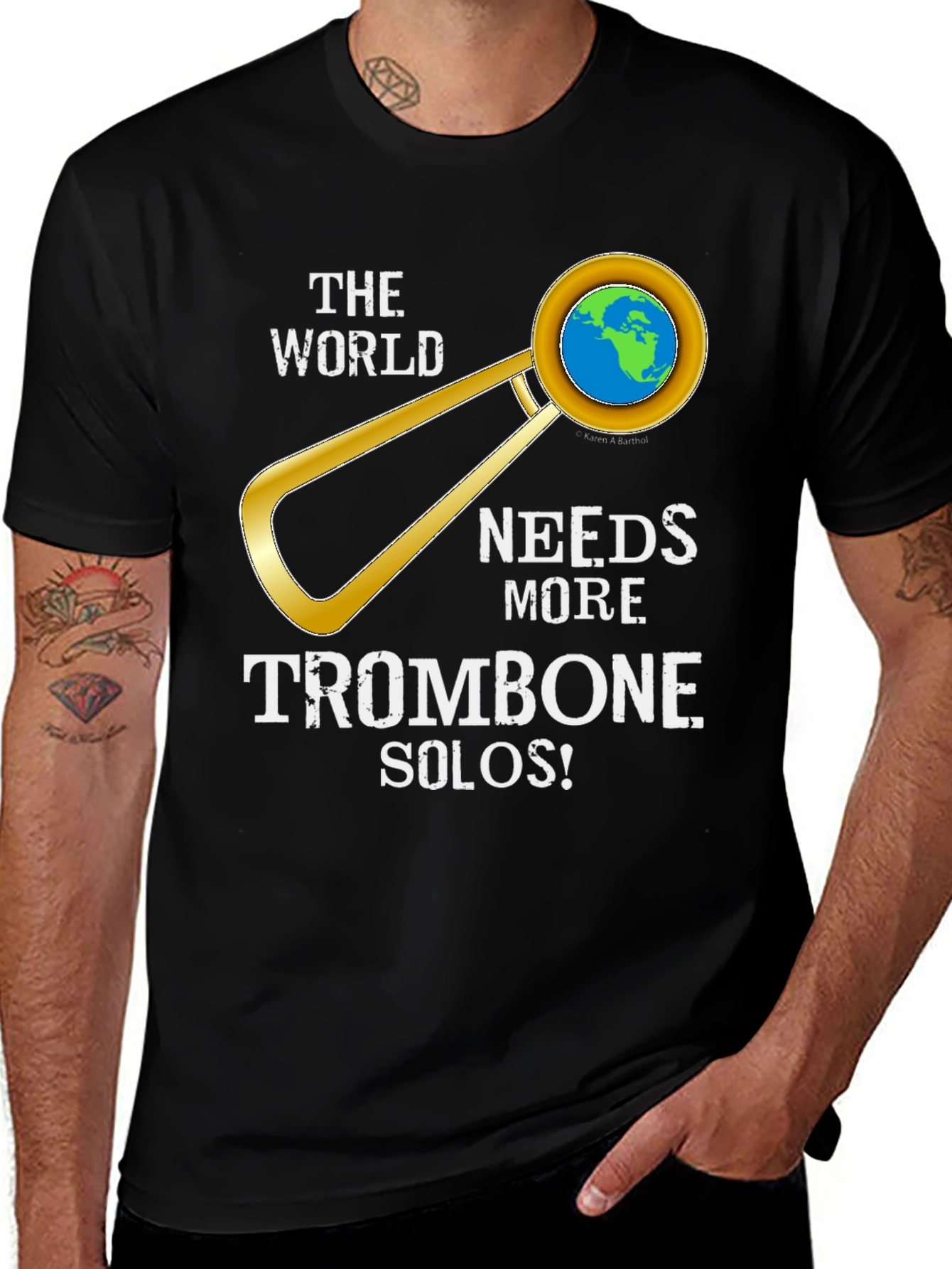 The World Needs More Trombone Solos T-Shirt