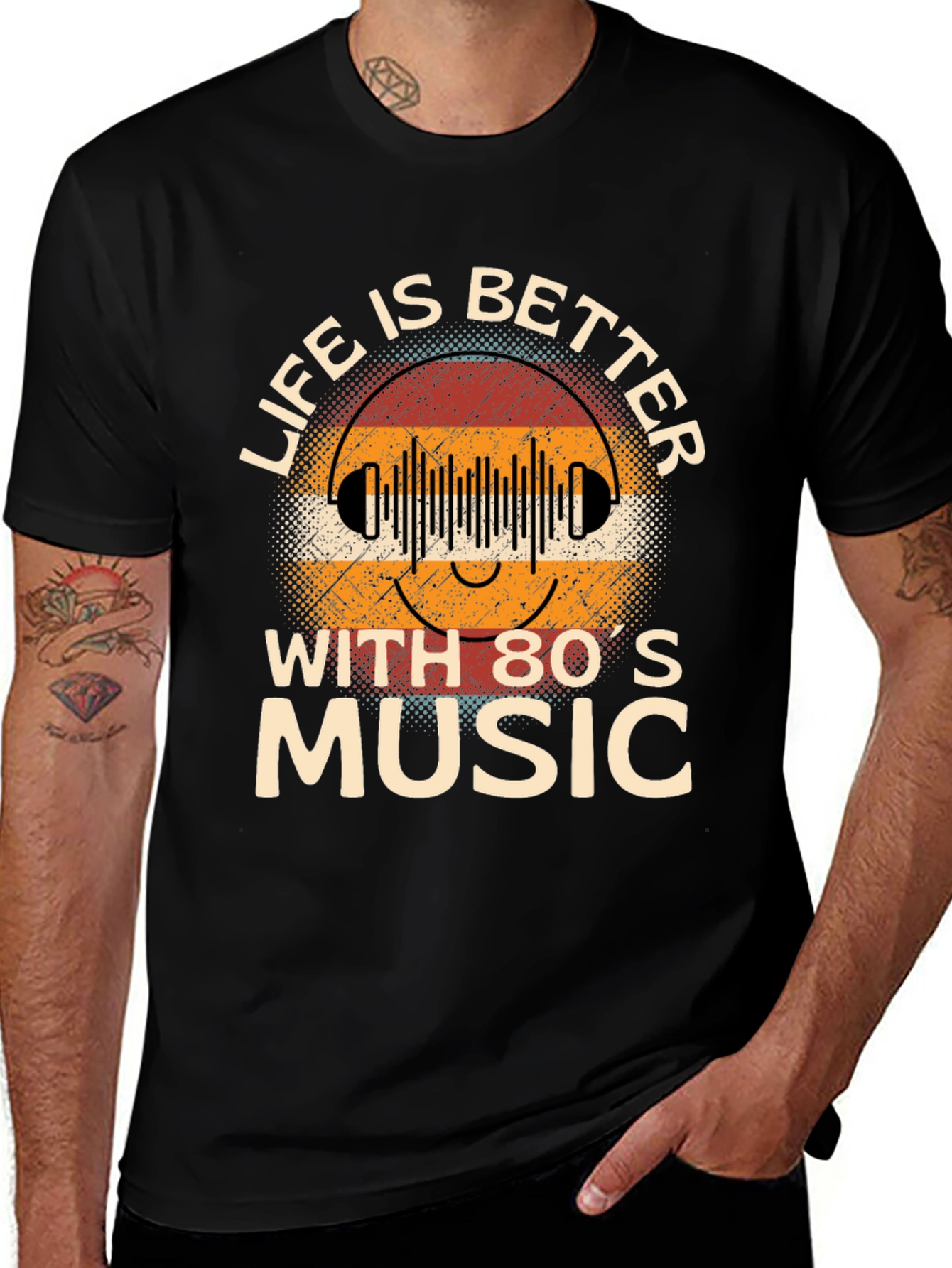 Variant 10 of 80's Music T-Shirt - Retro Style Graphic Tee