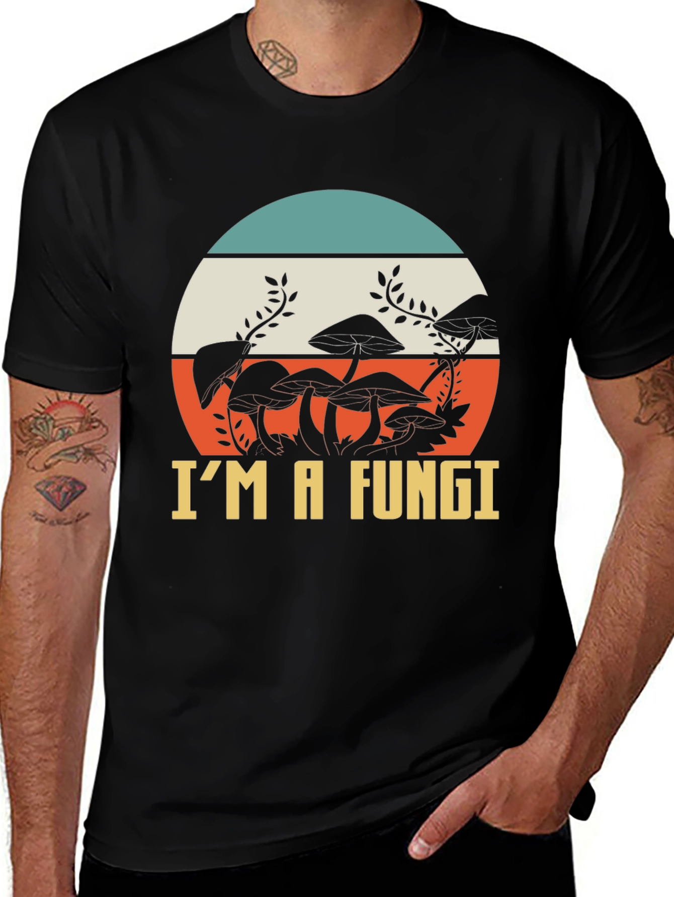 Variant 10 of I'm a Fungi T-Shirt - Mushroom Retro Design
