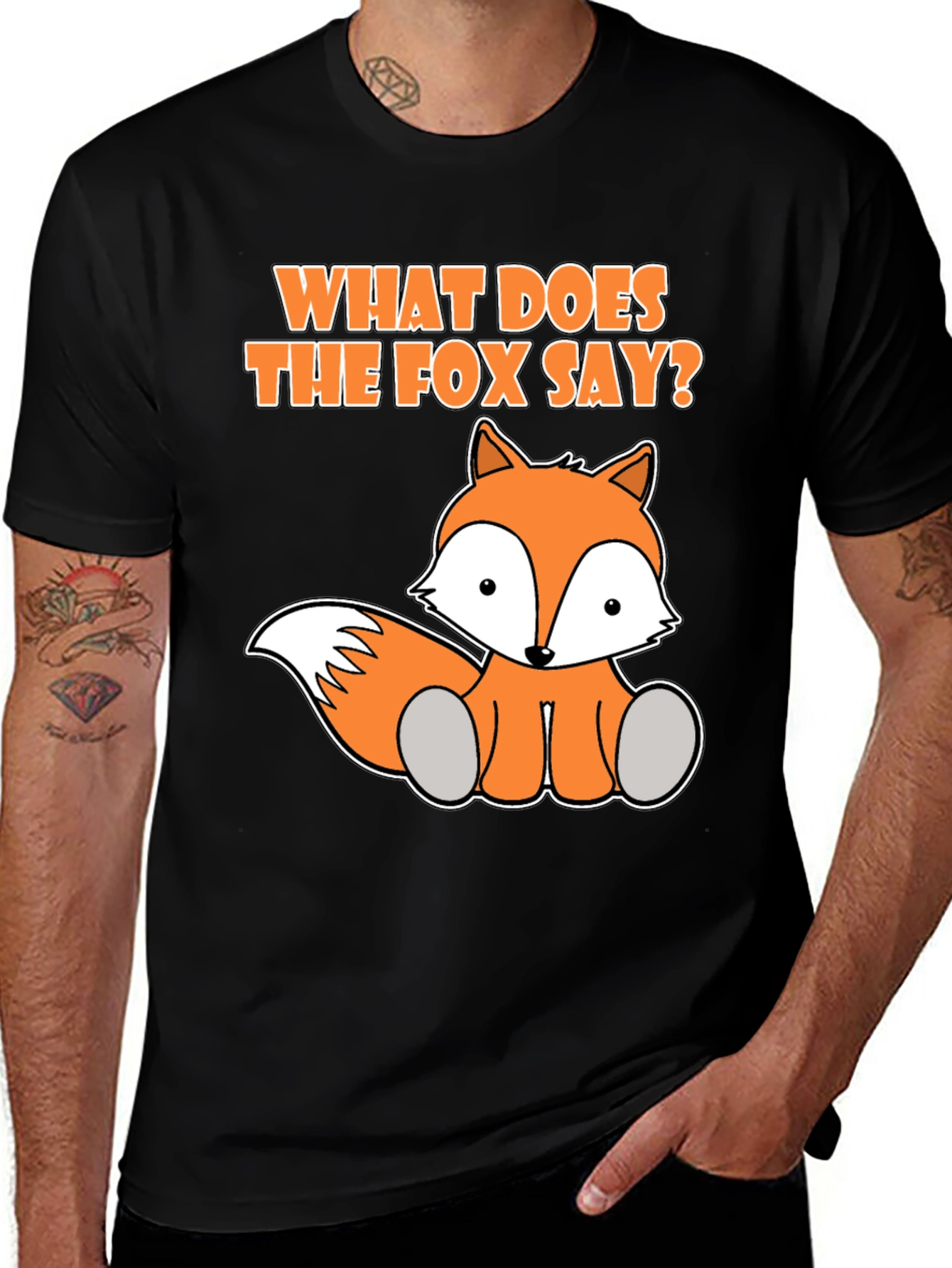 Variant 17 of What Does the Fox Say? Graphic Tee