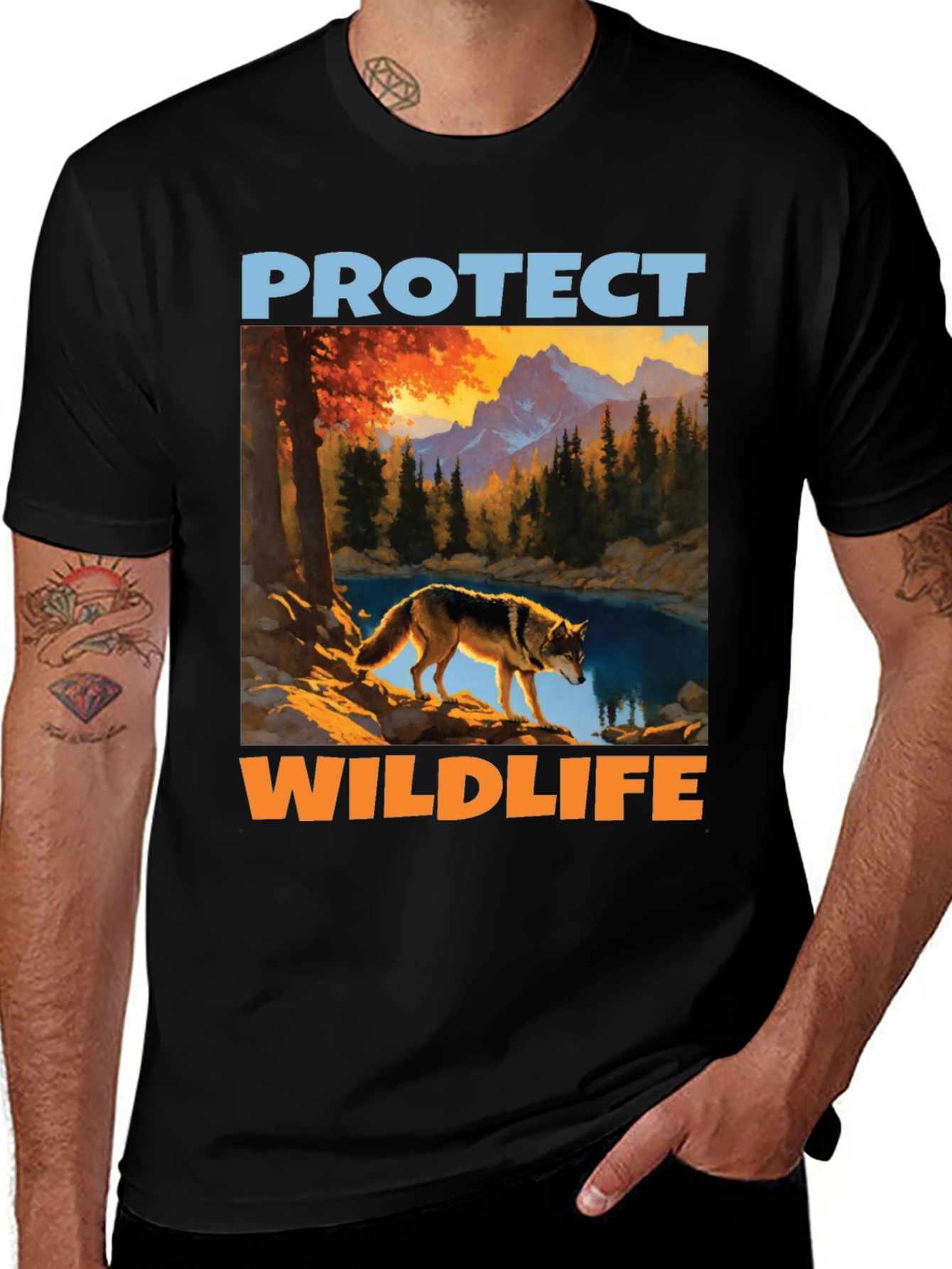 Variant 24 of Protect Wildlife Graphic T-Shirt