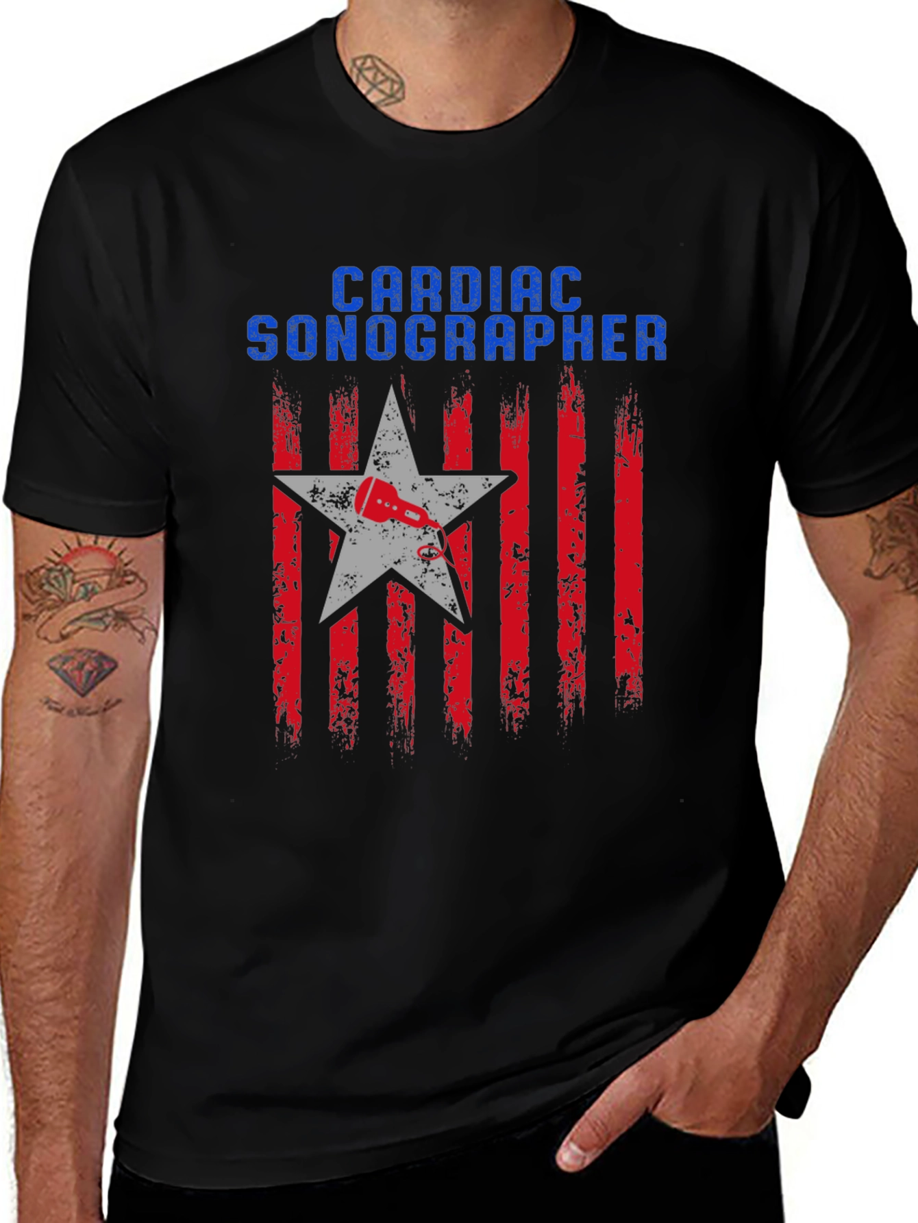 Cardiac Sonographer Graphic T-Shirt