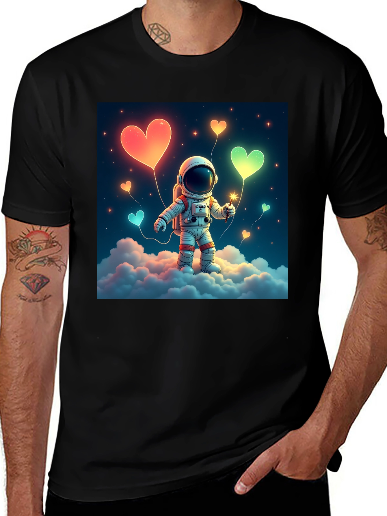 Variant 22 of Astronaut in Love T-Shirt