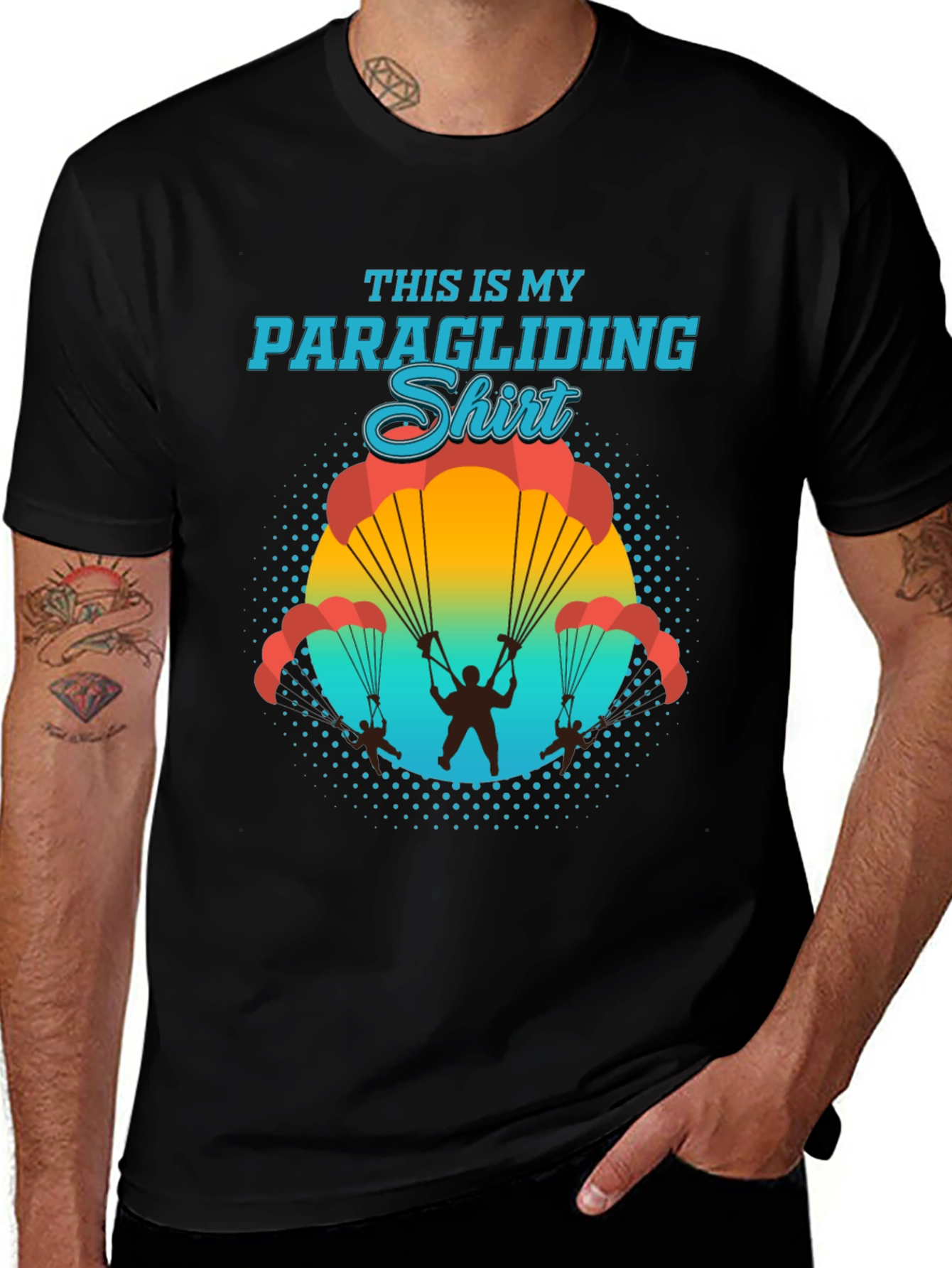 Variant 6 of Paragliding Shirt - This Is My Paragliding Shirt