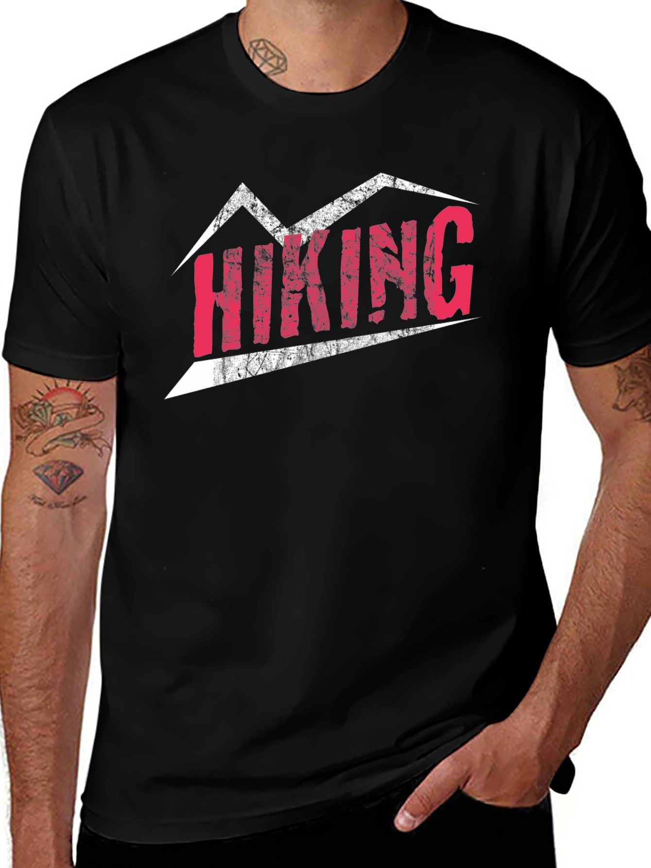 Variant 14 of Hiking Graphic T-Shirt - Adventure Ready