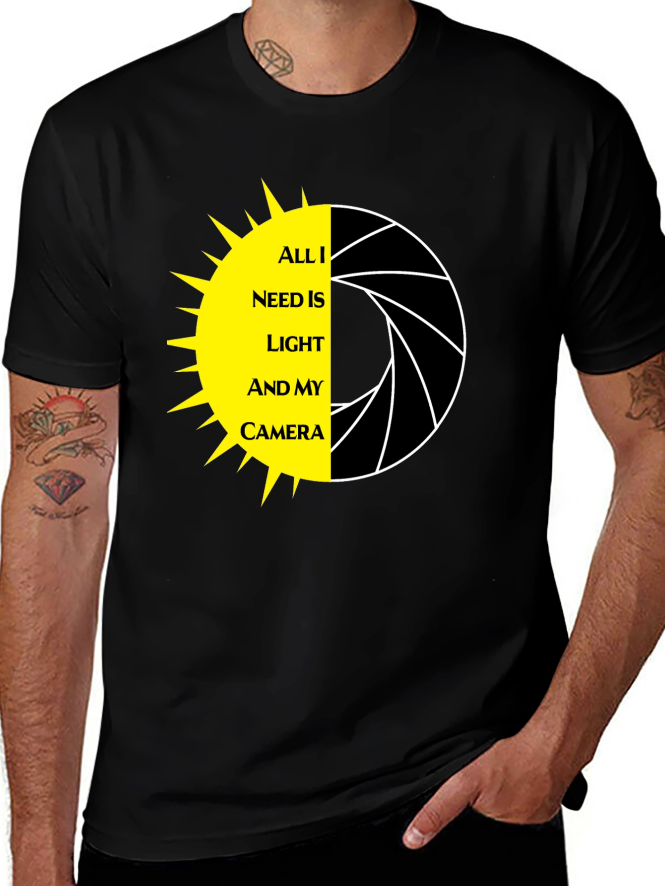 All I Need Is Light & My Camera T-Shirt