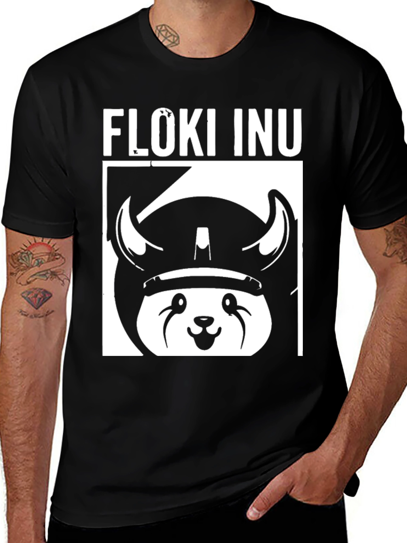 Floki Inu Viking T-Shirt - Crypto Meme Tee