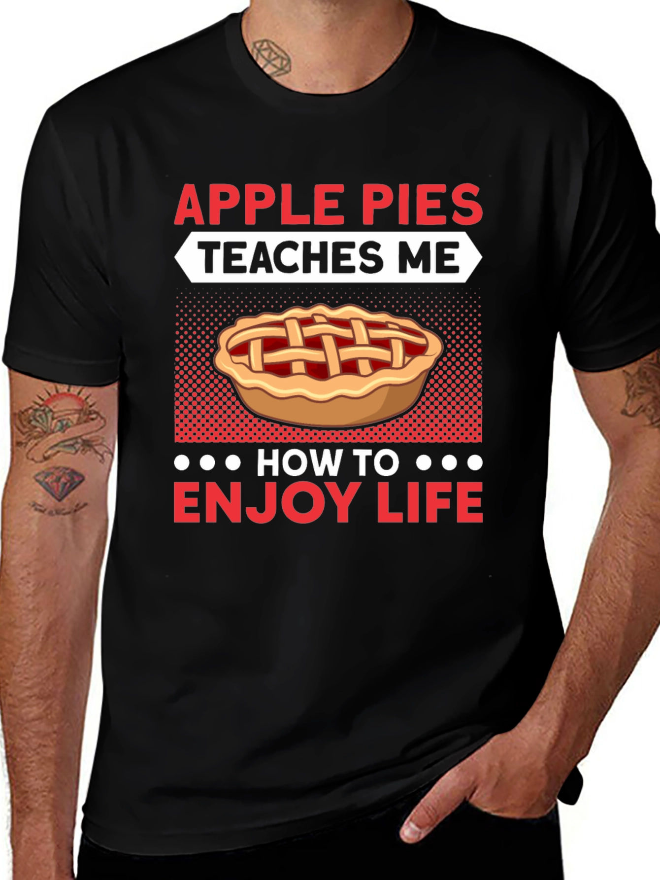 Apple Pie T-Shirt - Enjoy Life Graphic Tee