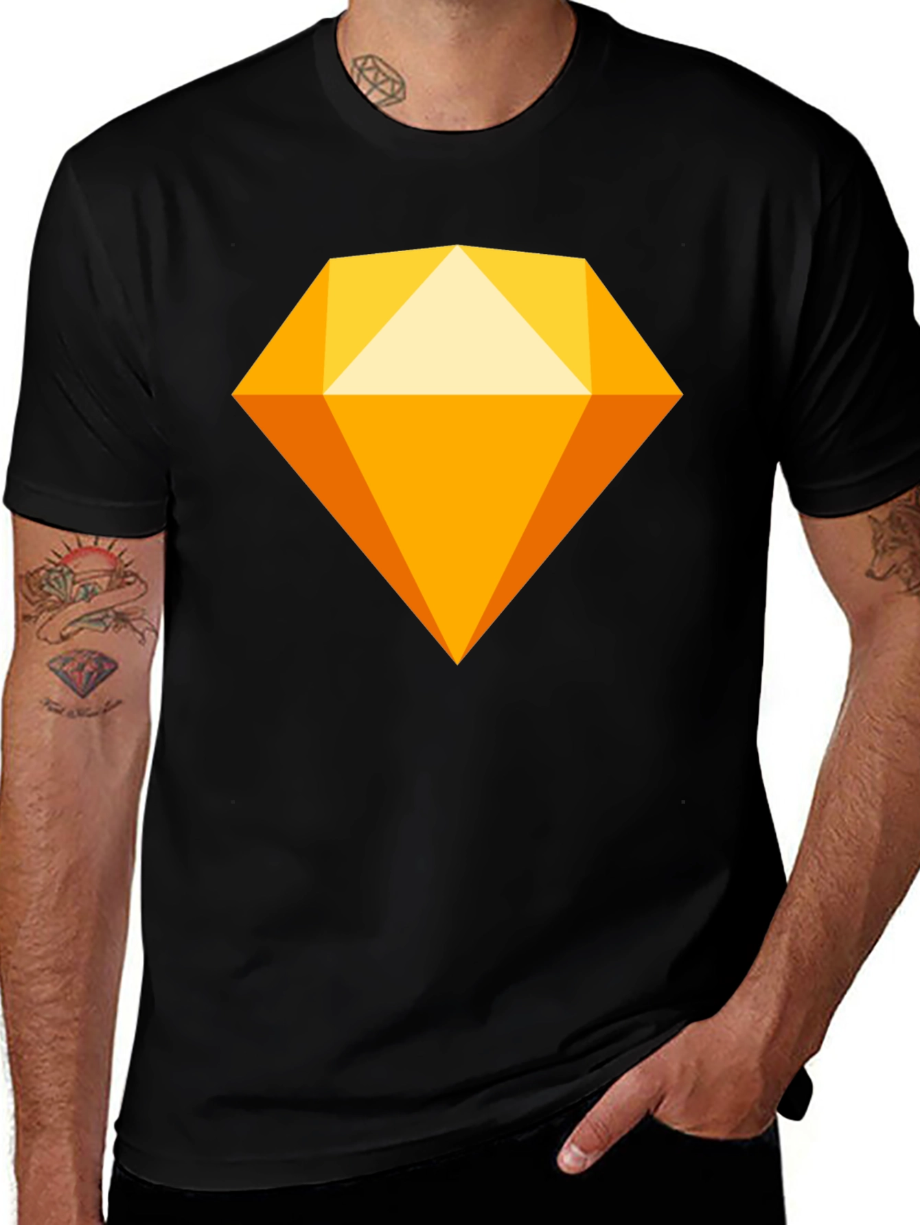 Sketch Icon Black T-Shirt - Graphic Design Apparel