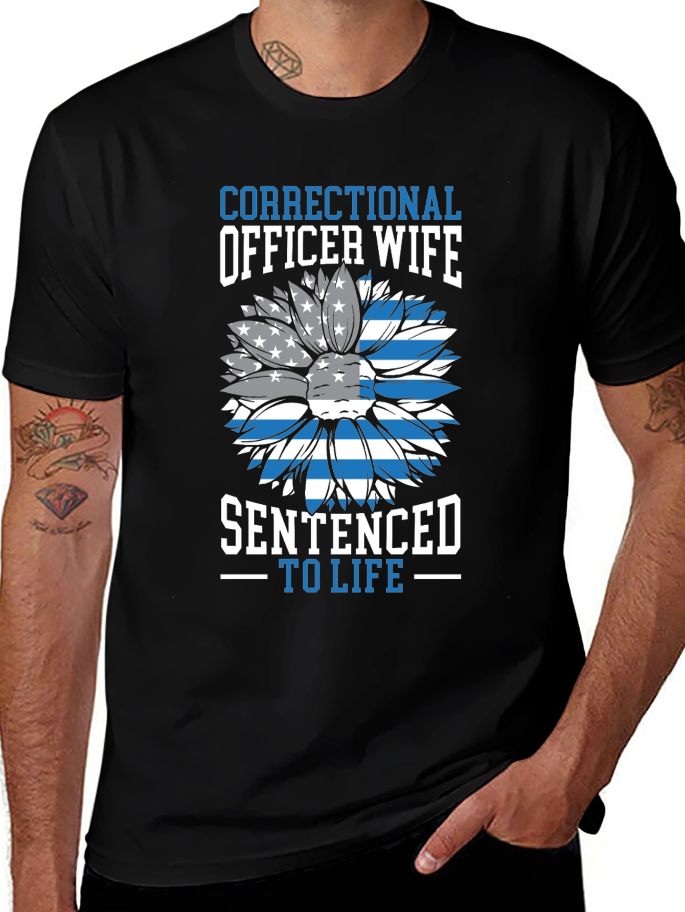 Variant 24 of Correctional Officer Wife T-Shirt - Sentenced to Life