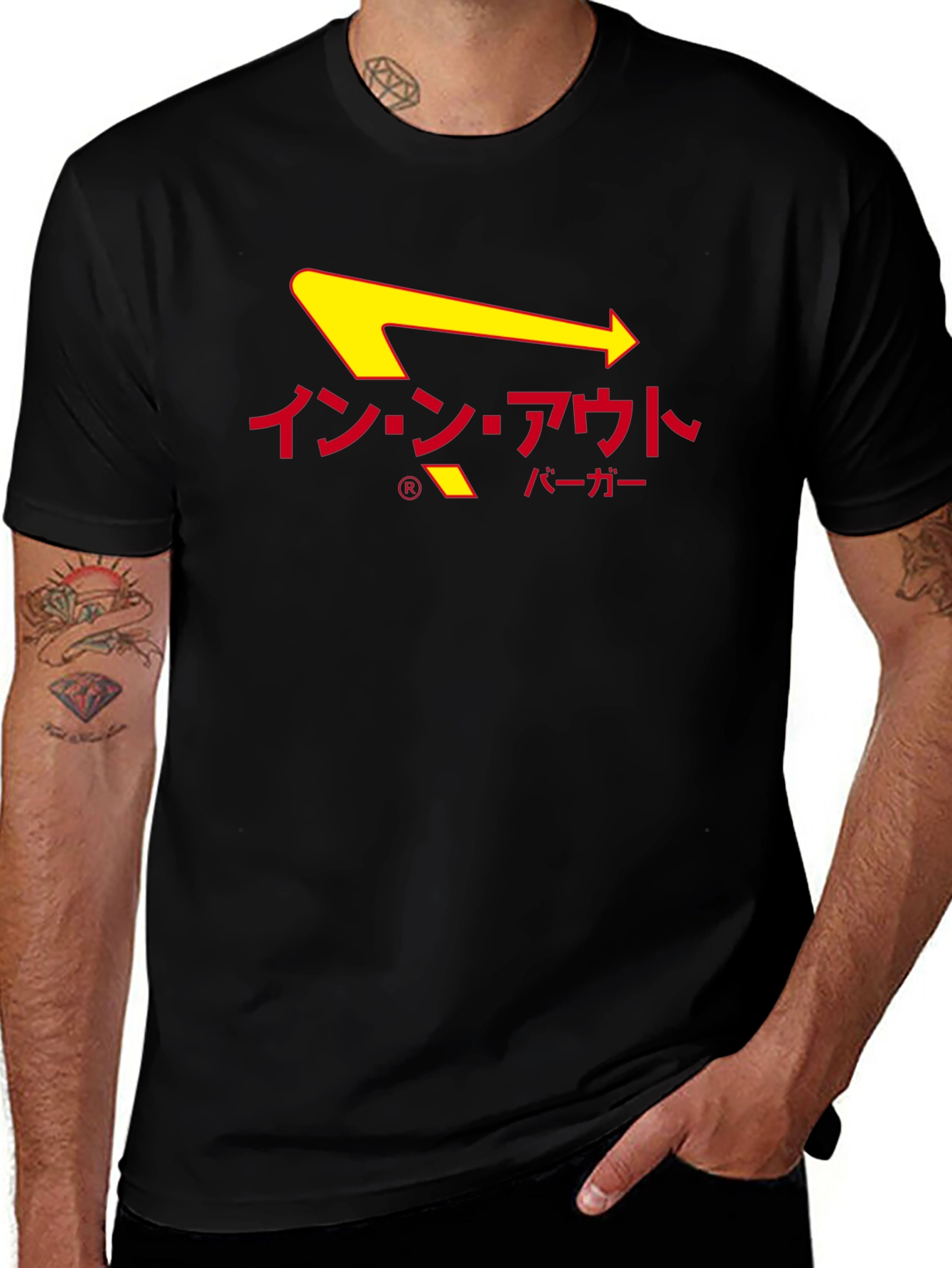 In-N-Out Burger Japanese Graphic T-Shirt