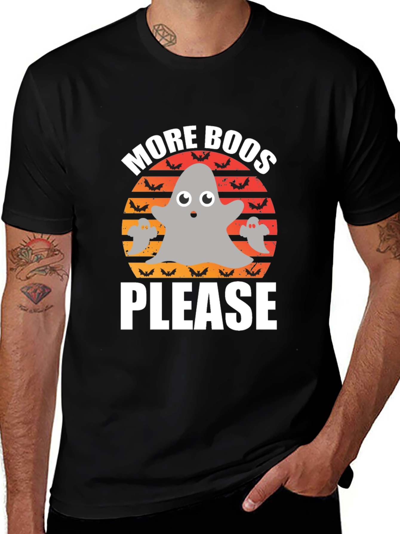 More Boos Please Halloween Graphic Tee