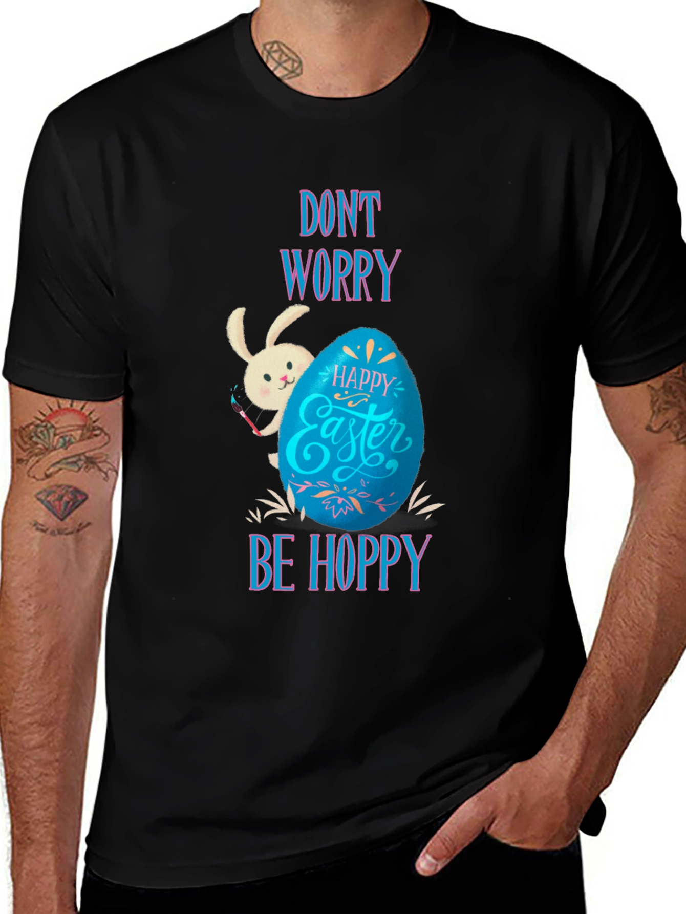 Don't Worry Be Hoppy Easter T-Shirt