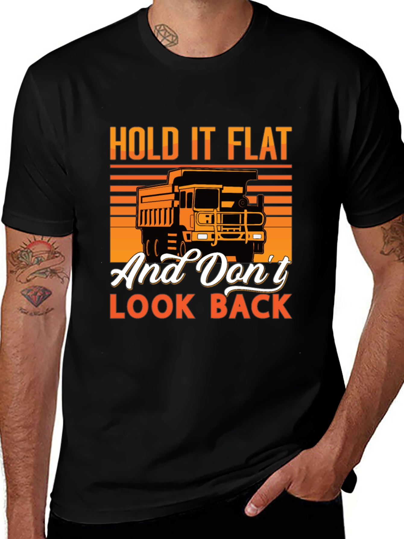 Hold It Flat Dump Truck T-Shirt