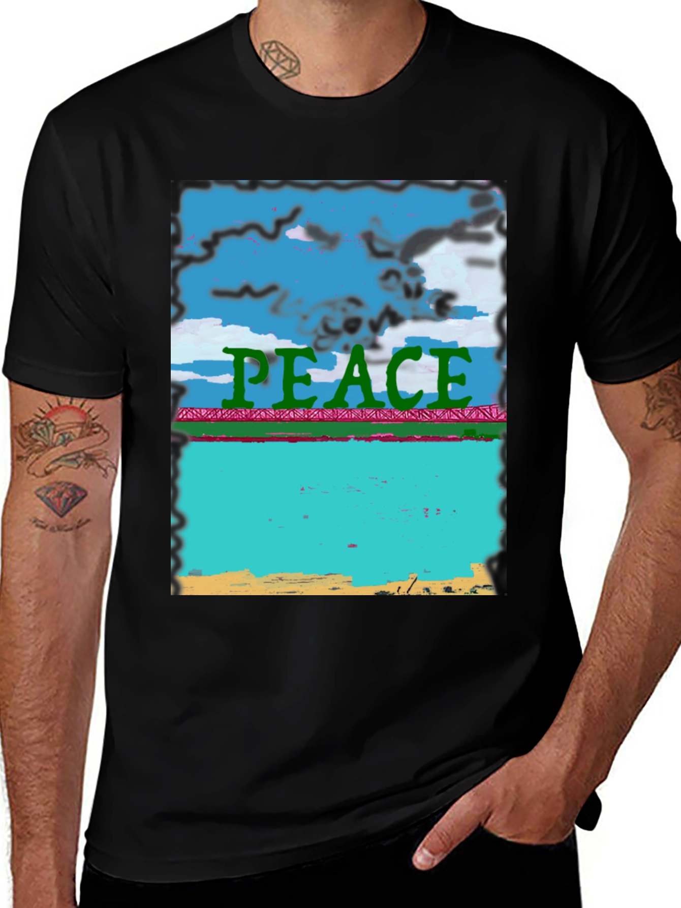 Peace Beach Graphic Tee
