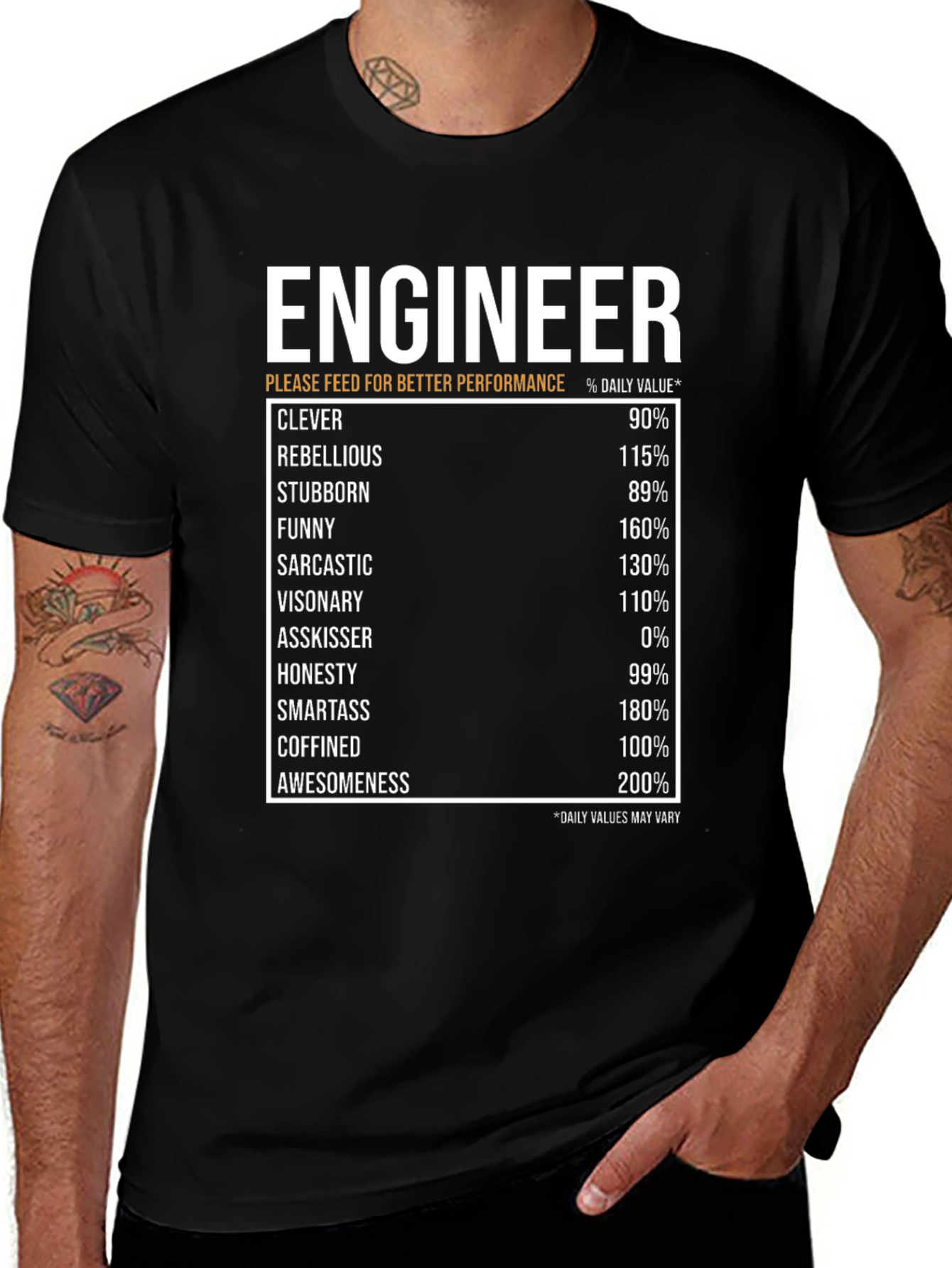 Variant 27 of Engineer Novelty T-Shirt - Clever, Funny, Awesome!