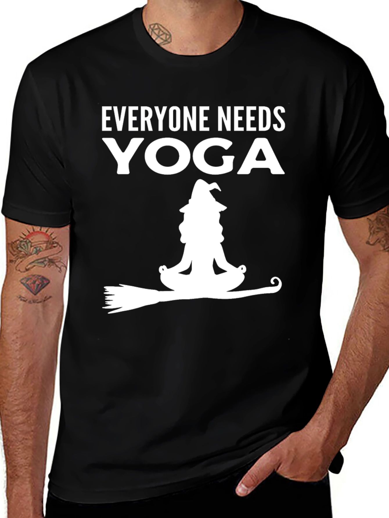 Variant 4 of Everyone Needs Yoga Witch T-Shirt